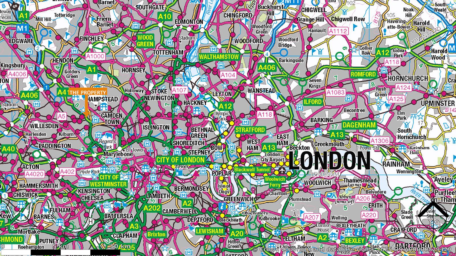 8 Canfield Gardens Hampstead London NW6 3BS