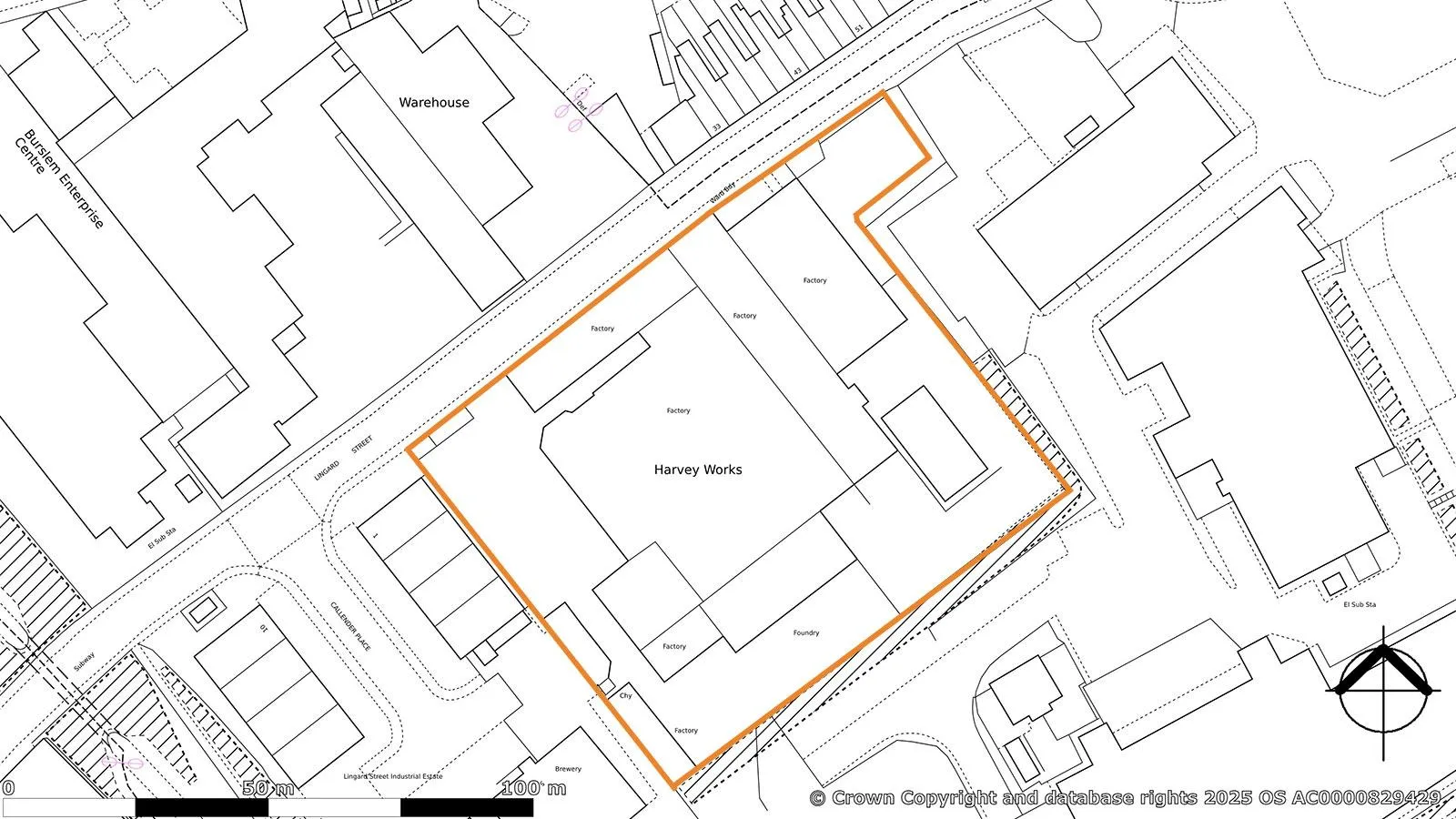 Harvey Works & Harvey House Lingard Street Burslem, Stoke-on-Trent Staffordshire ST6 1ED