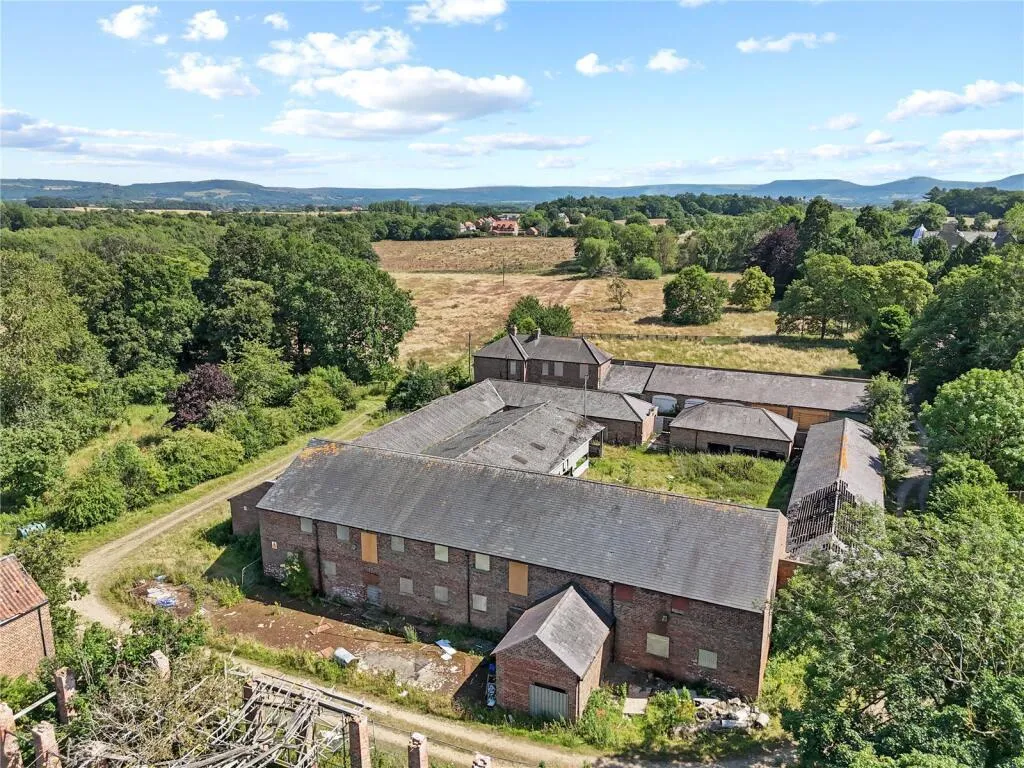 Newham Hall Farm, yard and barns, Stokesley Road, Coulby Newham, Middlesbrough , TS8 9EA