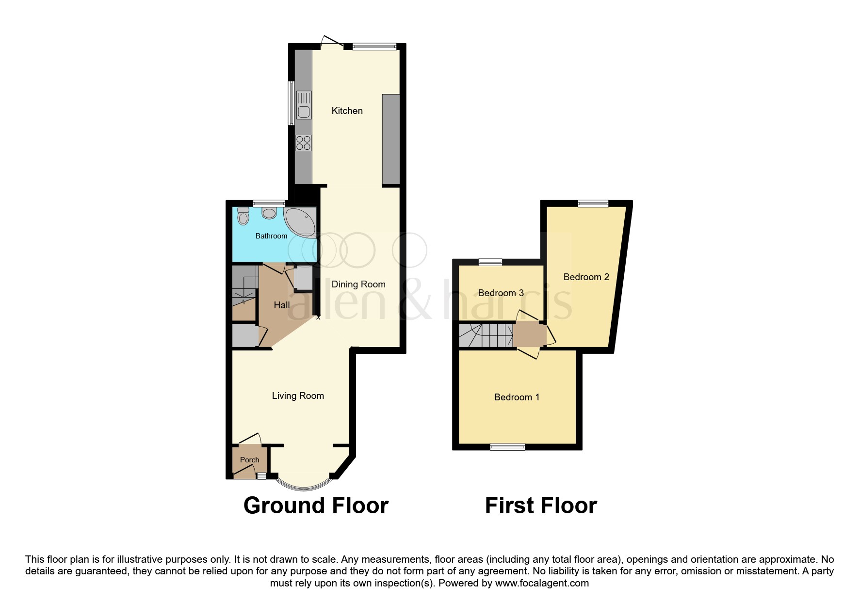 3 bed End of Terrace
