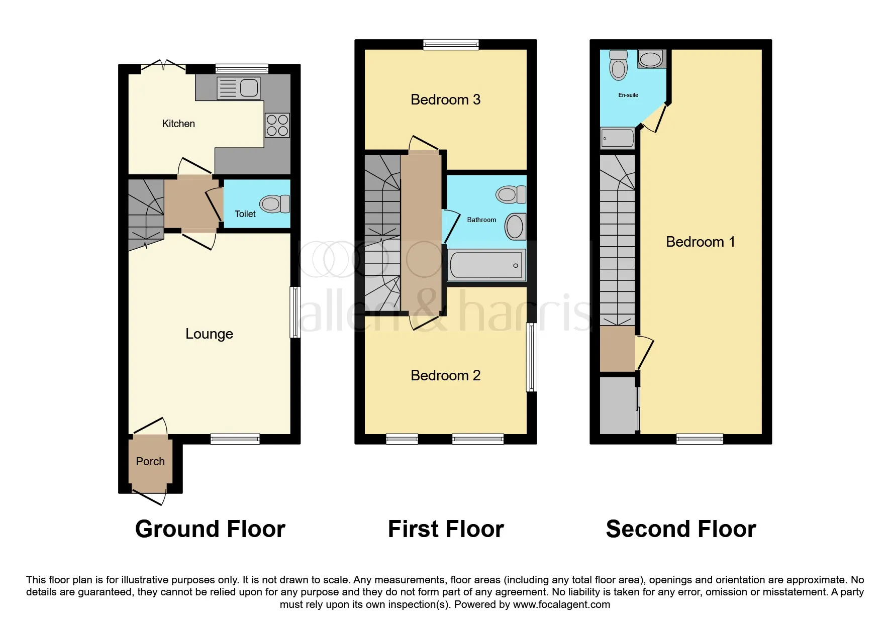 3 bed End of Terrace