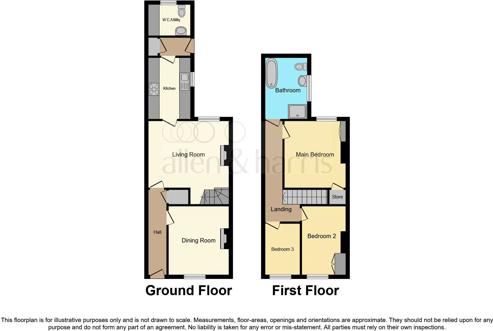 3 bed End of Terrace