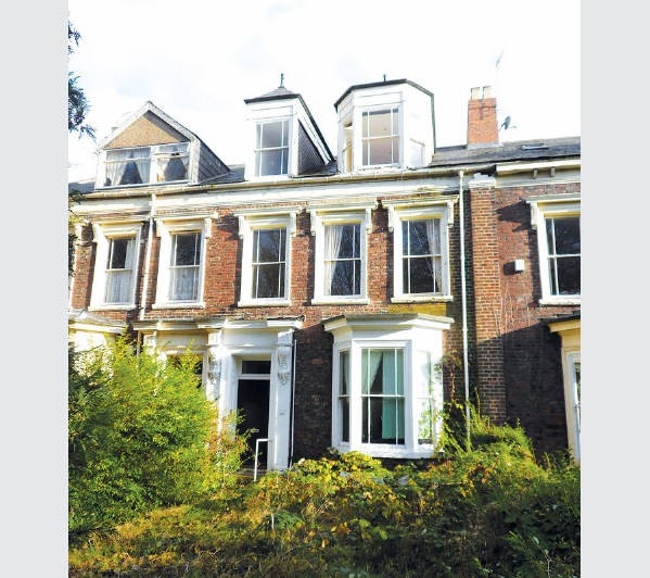 A Freehold Mid Terrace Building internally arranged to provide Four Self-Contained Flats Tenure