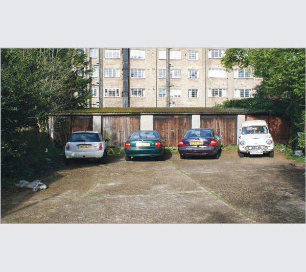 A Freehold Site extending to Approximately 0.034 Hectares (0.084 Acres). Part Occupied by 5 Garages.