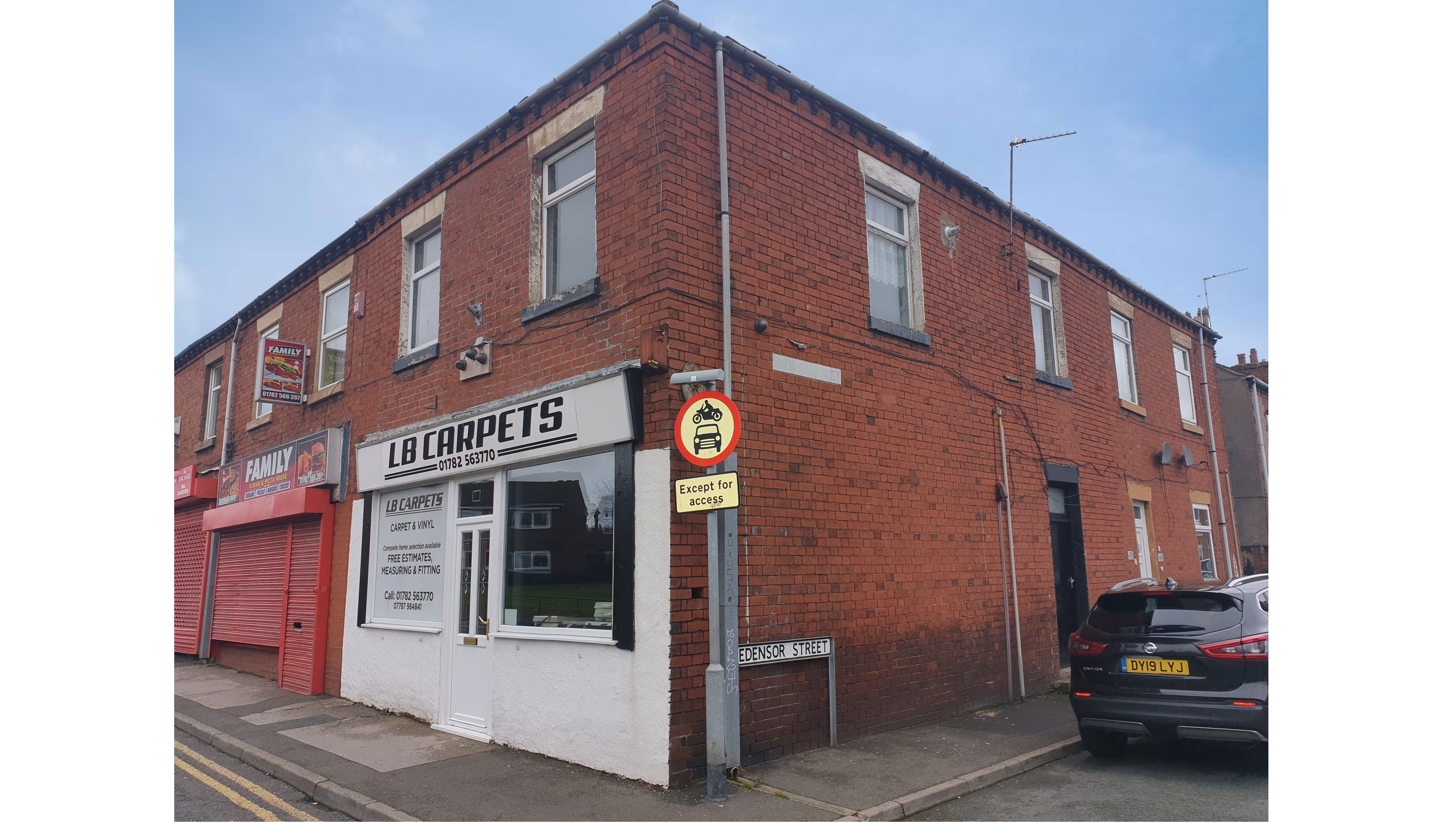 INVESTMENT - Freehold Corner Building arranged as a Shop and Three Self Contained Flats