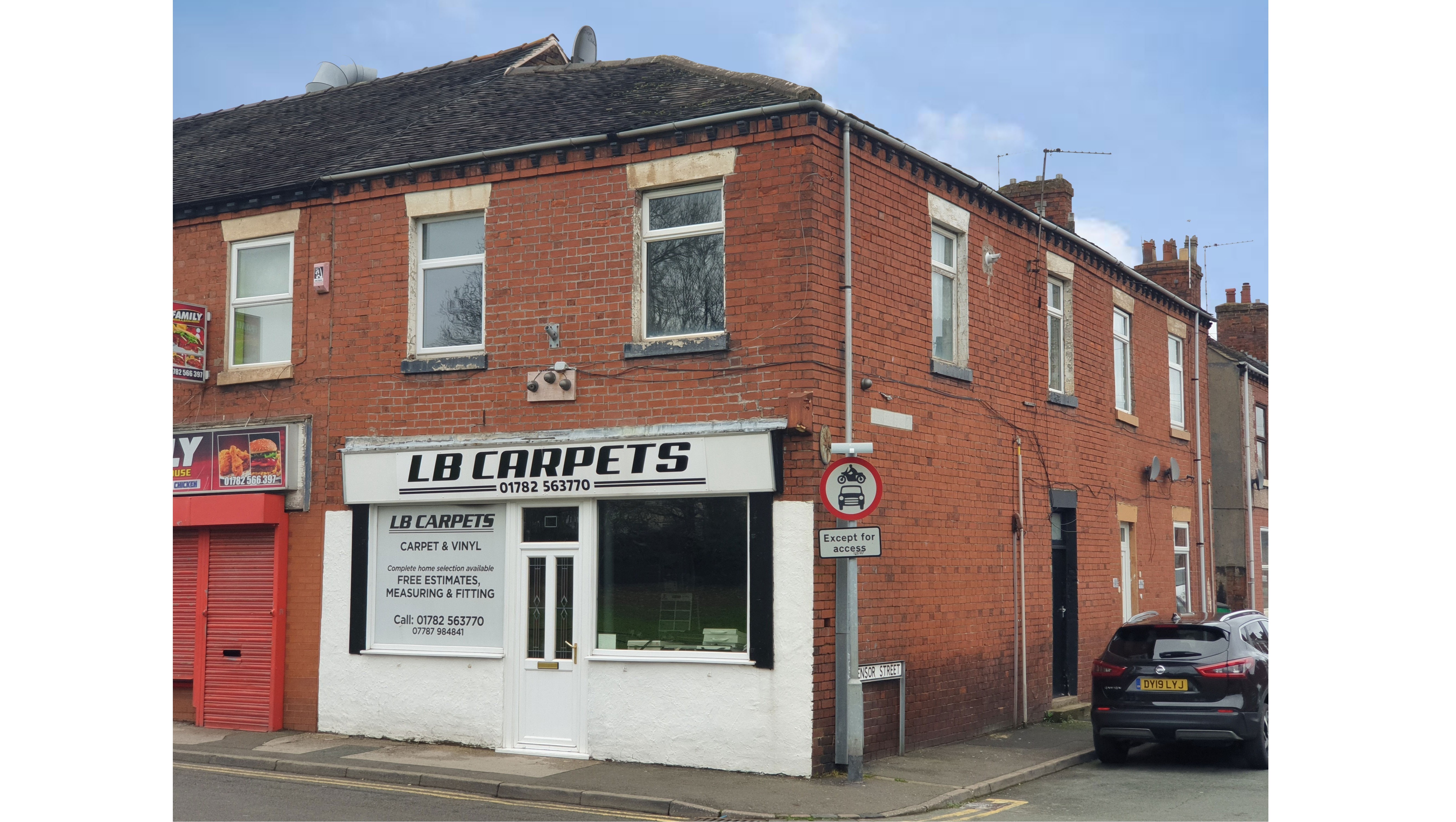 INVESTMENT - Freehold Corner Building arranged as a Shop and Three Self Contained Flats