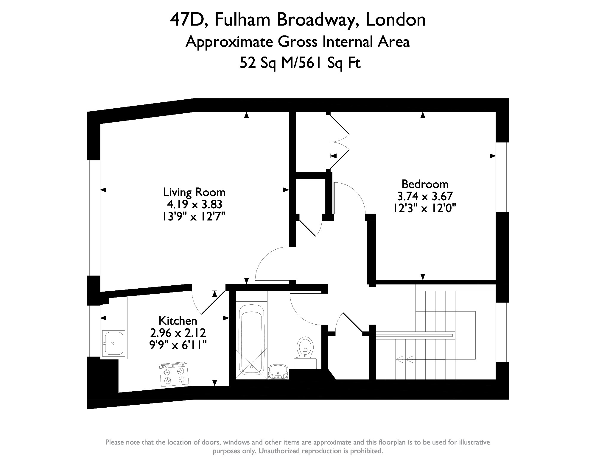 INVESTMENT - Leasehold Third and Fourth Floors arranged to provide Two self contained Flats