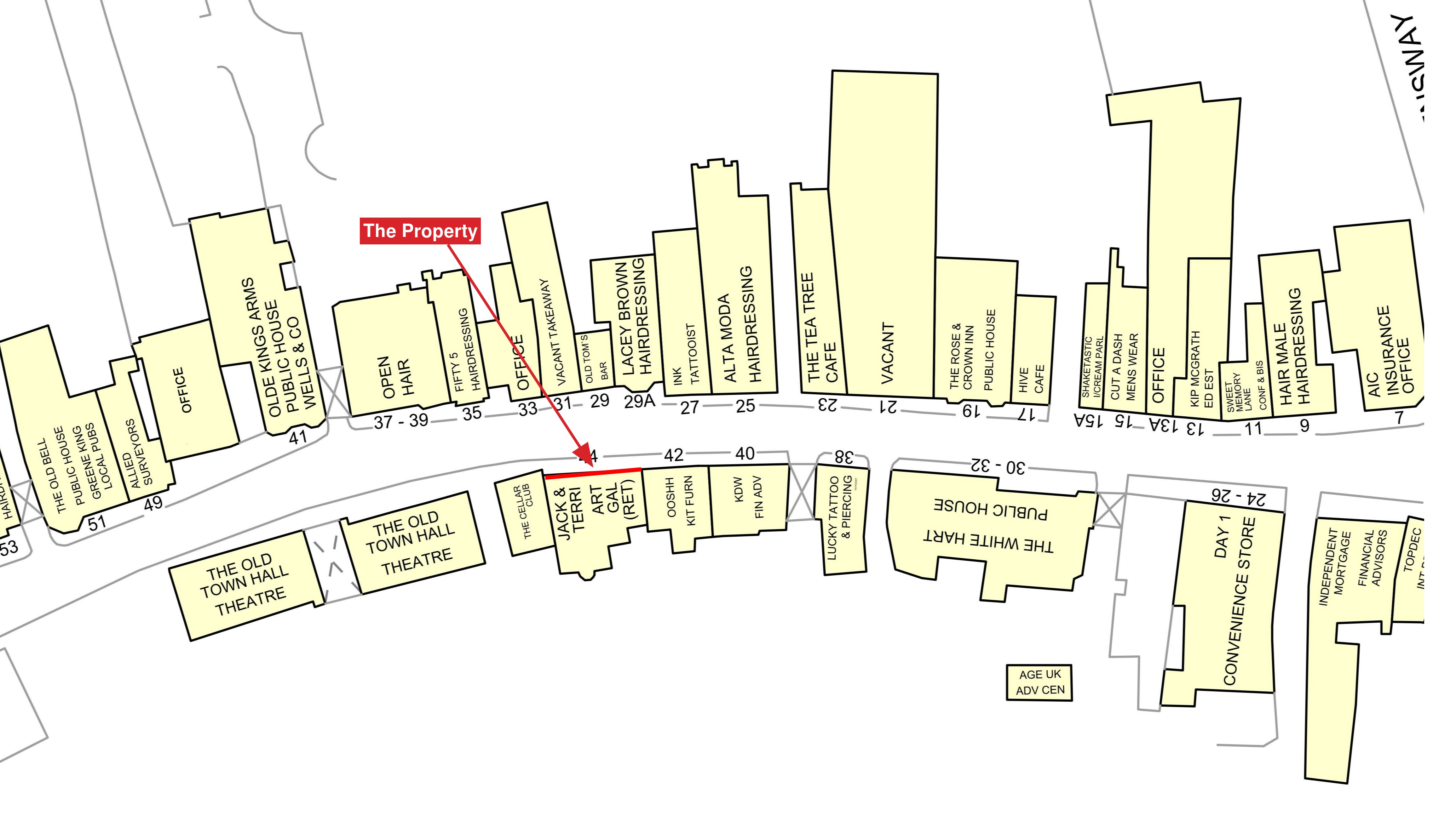 Freehold Grade II Listed Shop and Residential Ground Rent Investment plus Vacant Basement