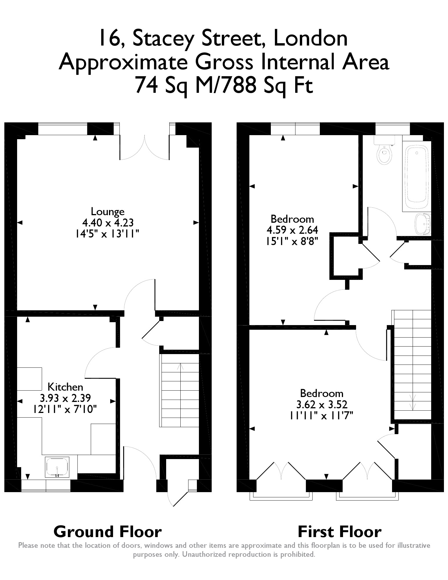 VACANT - Leasehold Self Contained Ground and First Floor Maisonette