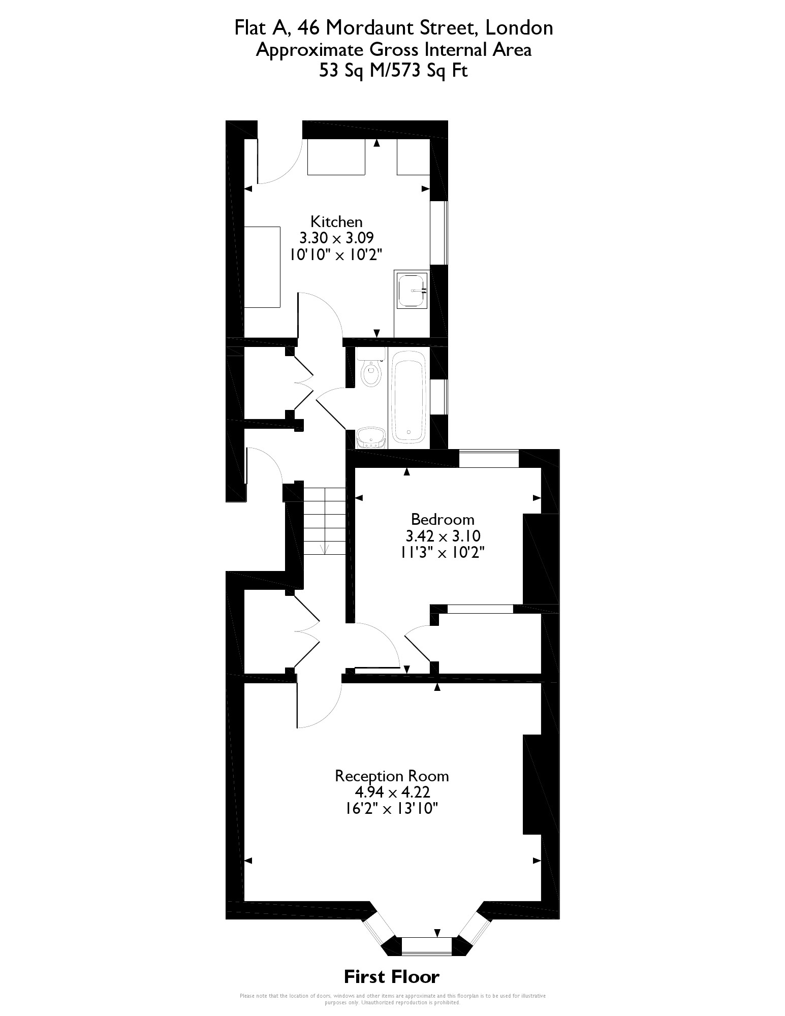 VACANT - Leasehold Self Contained First Floor Flat