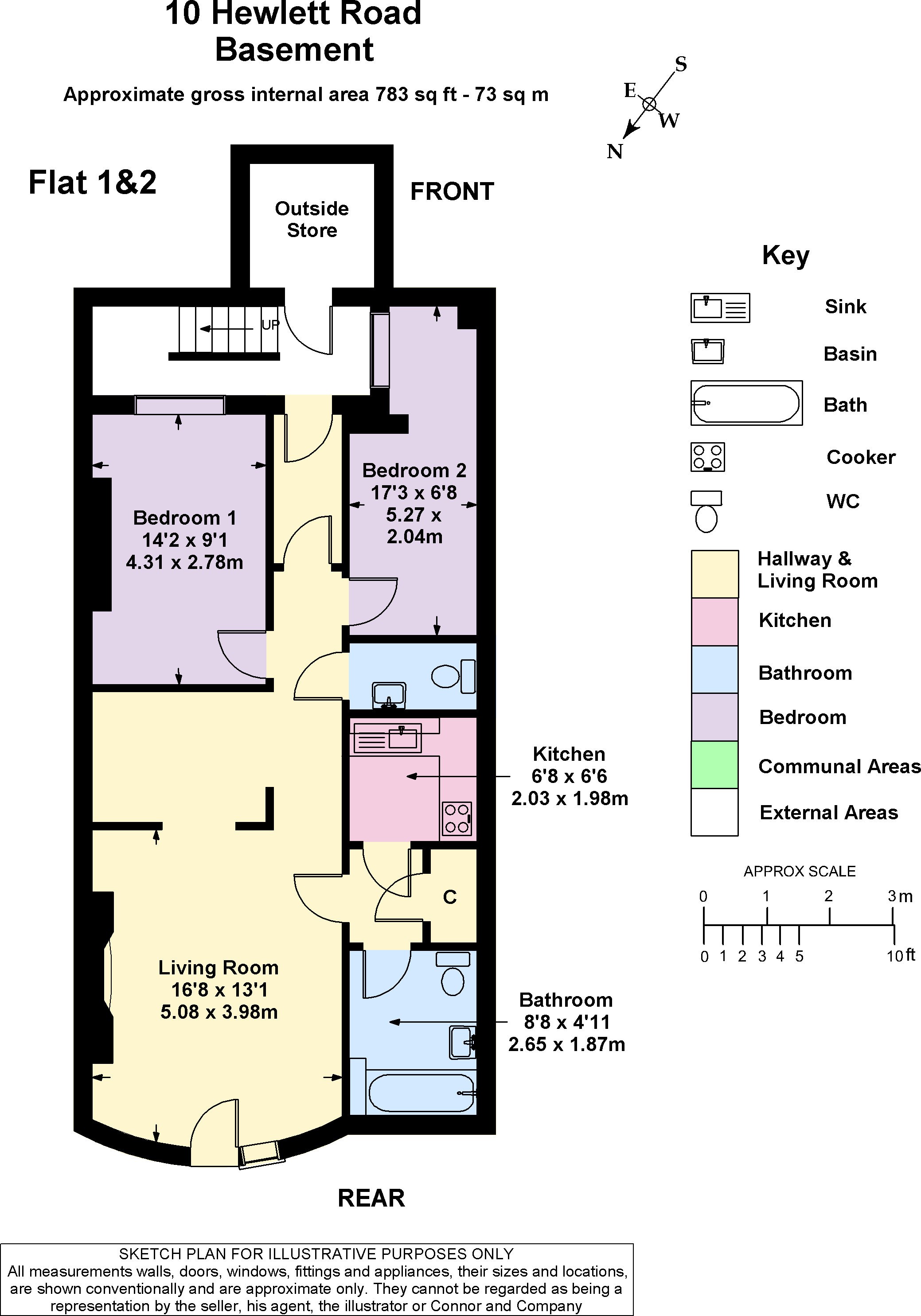 INVESTMENT - Freehold Grade 2 Listed Mid Terrace Building providing Seven self-contained Flats