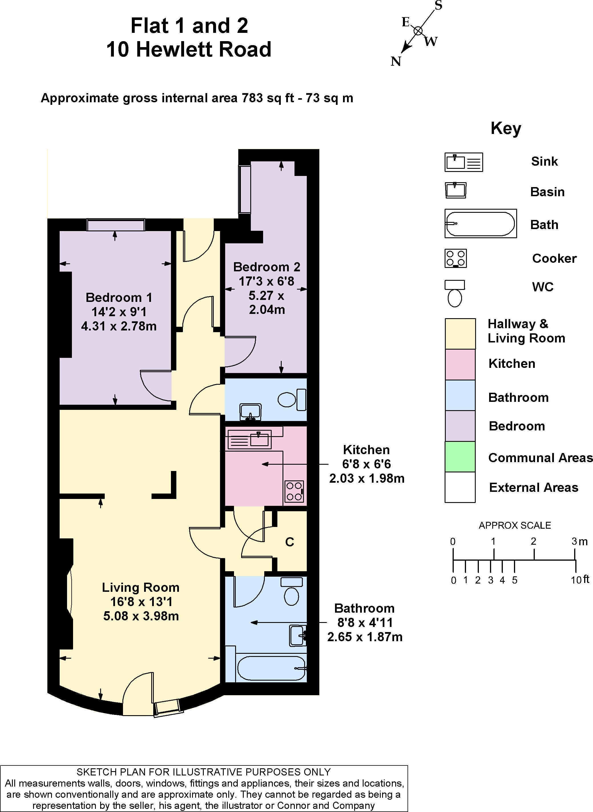 INVESTMENT - Freehold Grade 2 Listed Mid Terrace Building providing Seven self-contained Flats