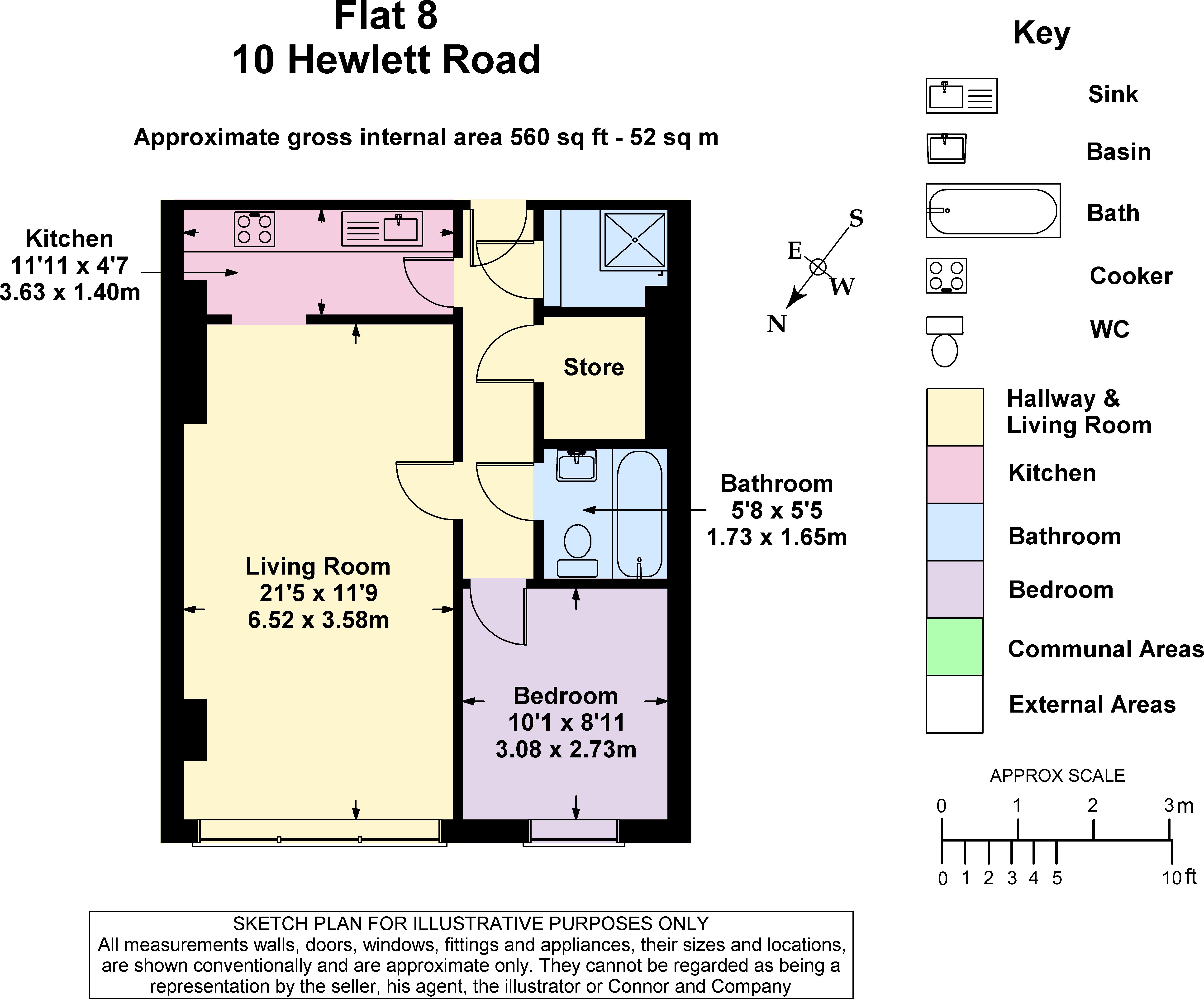 INVESTMENT - Freehold Grade 2 Listed Mid Terrace Building providing Seven self-contained Flats