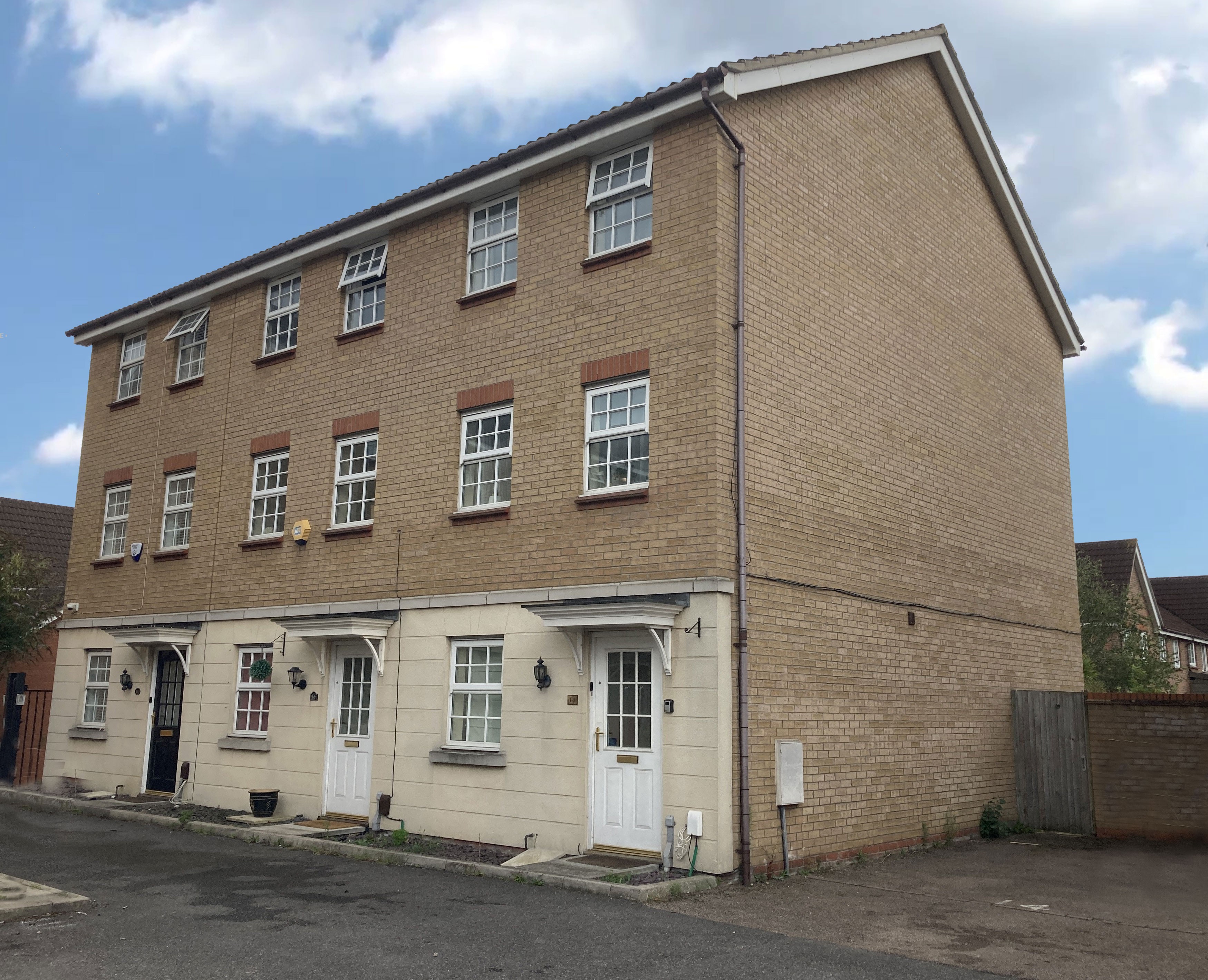 Freehold End Terrace Three Storey House with Parking