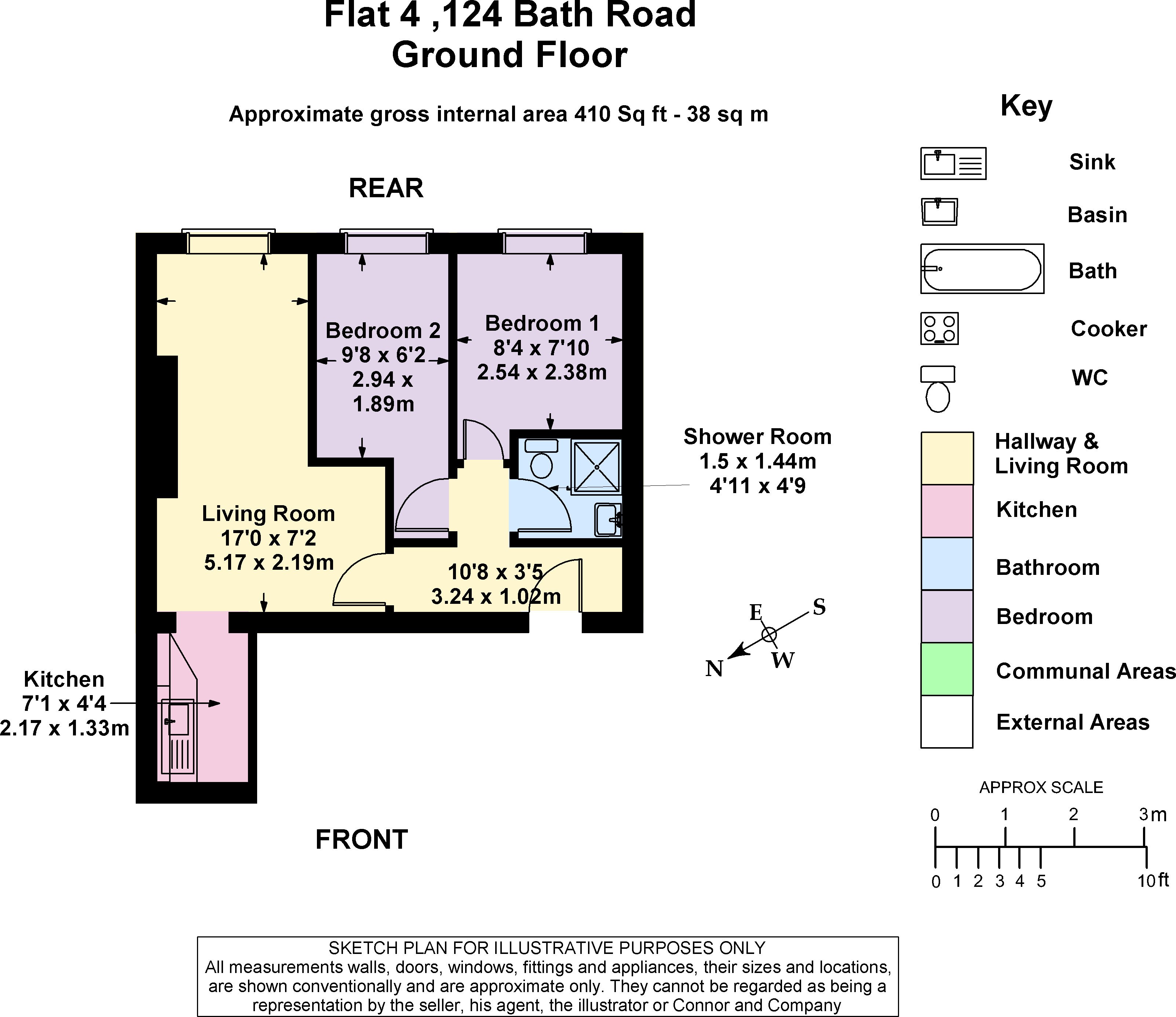 INVESTMENT - Freehold Grade 2 Listed  End of Terrace Building providing Ten self-contained Flats