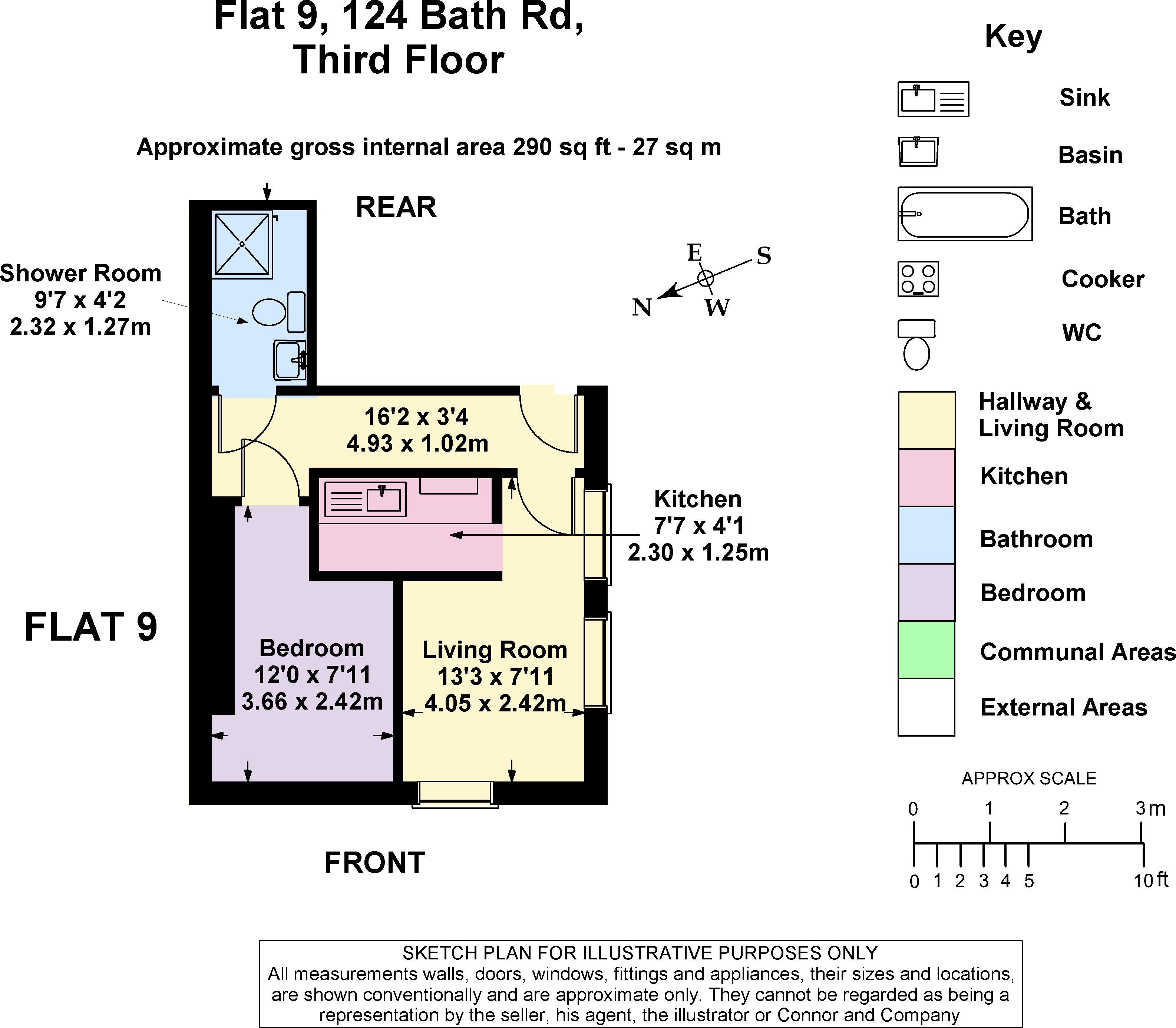 INVESTMENT - Freehold Grade 2 Listed  End of Terrace Building providing Ten self-contained Flats