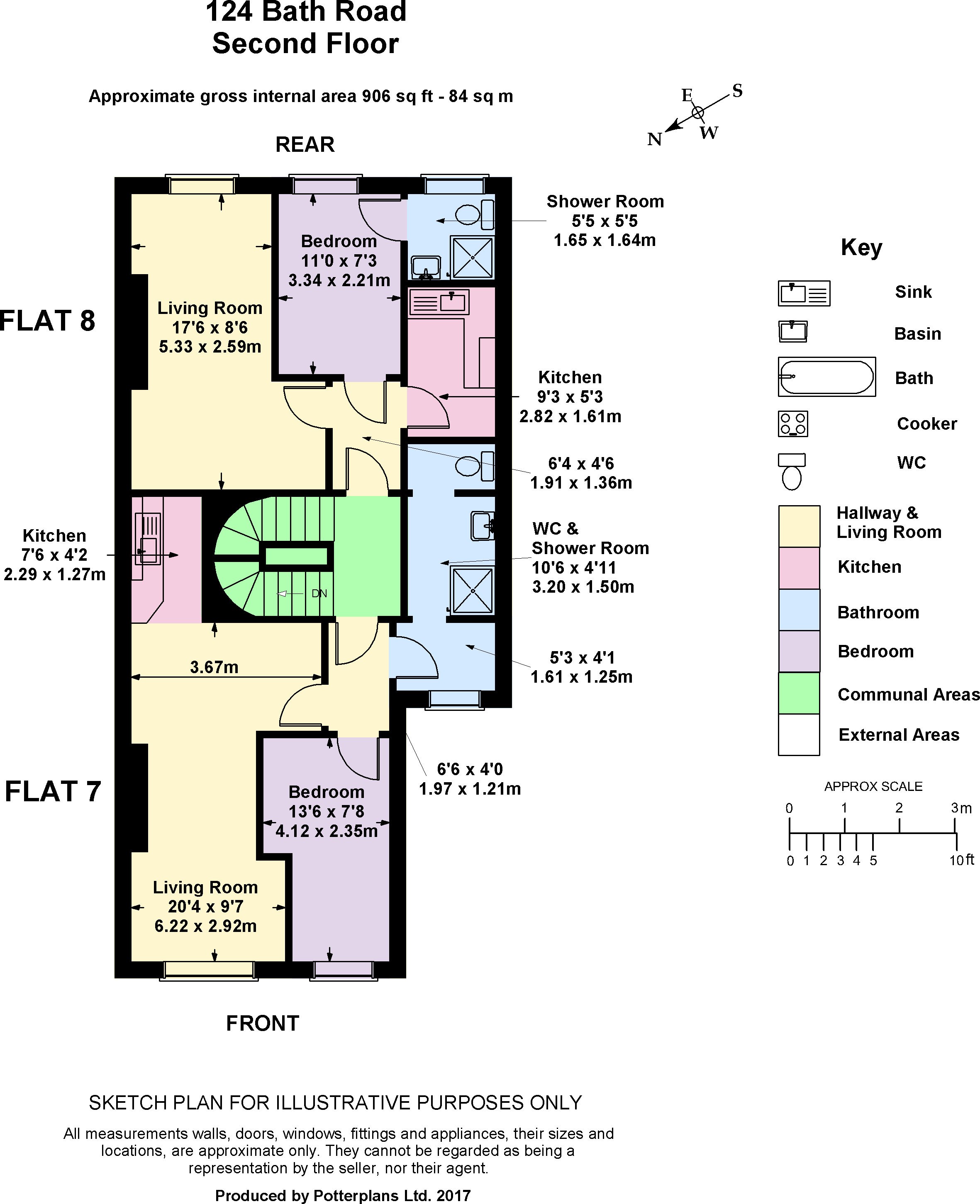 INVESTMENT - Freehold Grade 2 Listed  End of Terrace Building providing Ten self-contained Flats