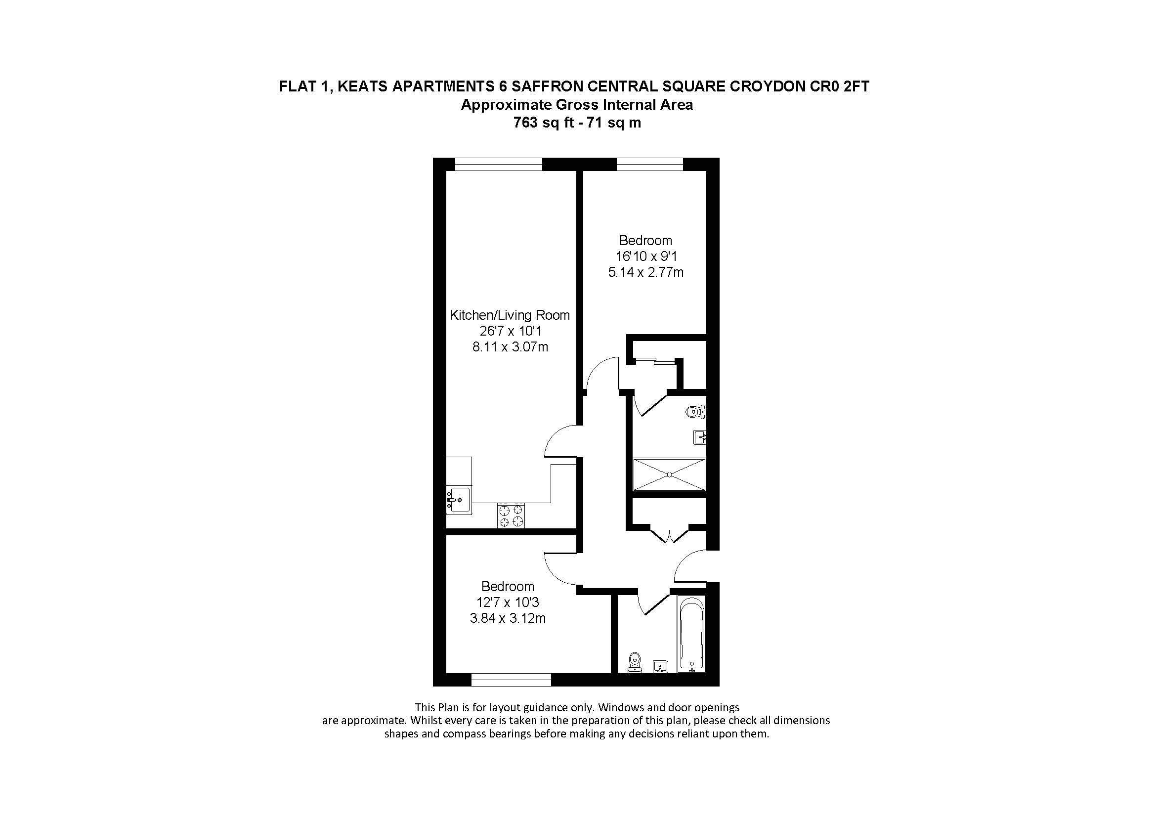 INVESTMENT - Leasehold Self Contained First Floor Flat in a Berkeley Homes Development 
