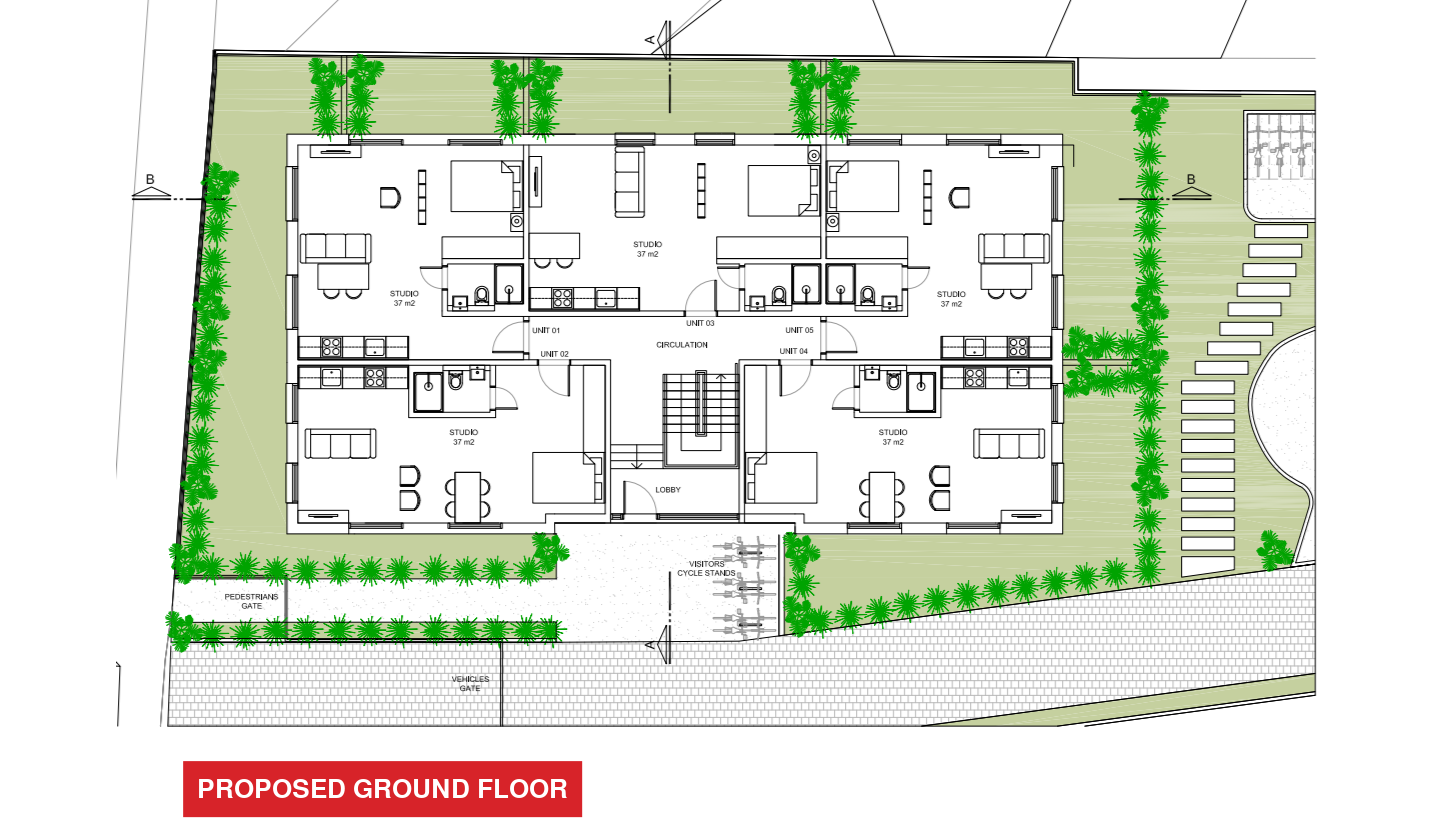 VACANT - Freehold Building and Site with Planning for 13 Flats