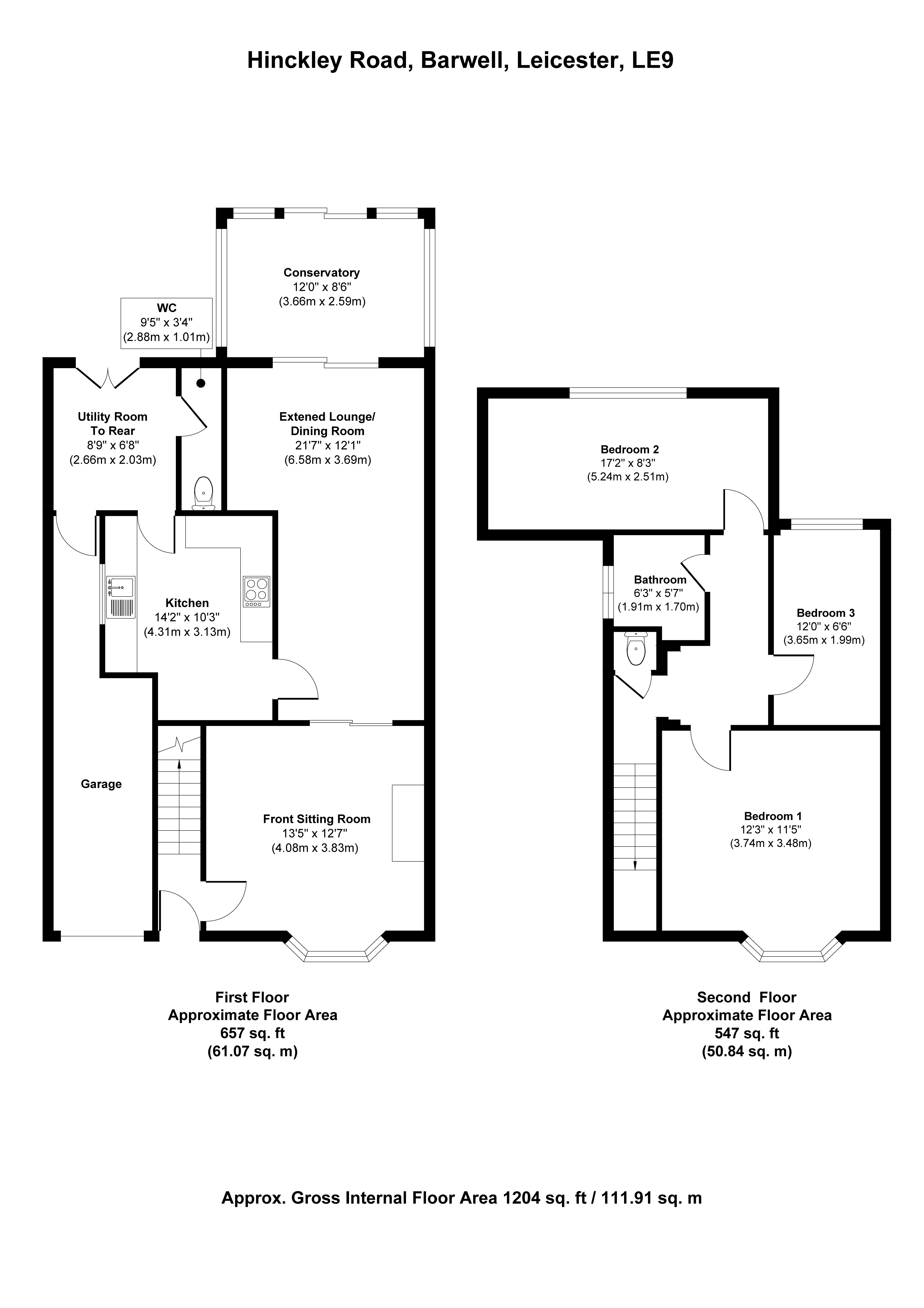 VACANT - Freehold Semi Detached House with Garage