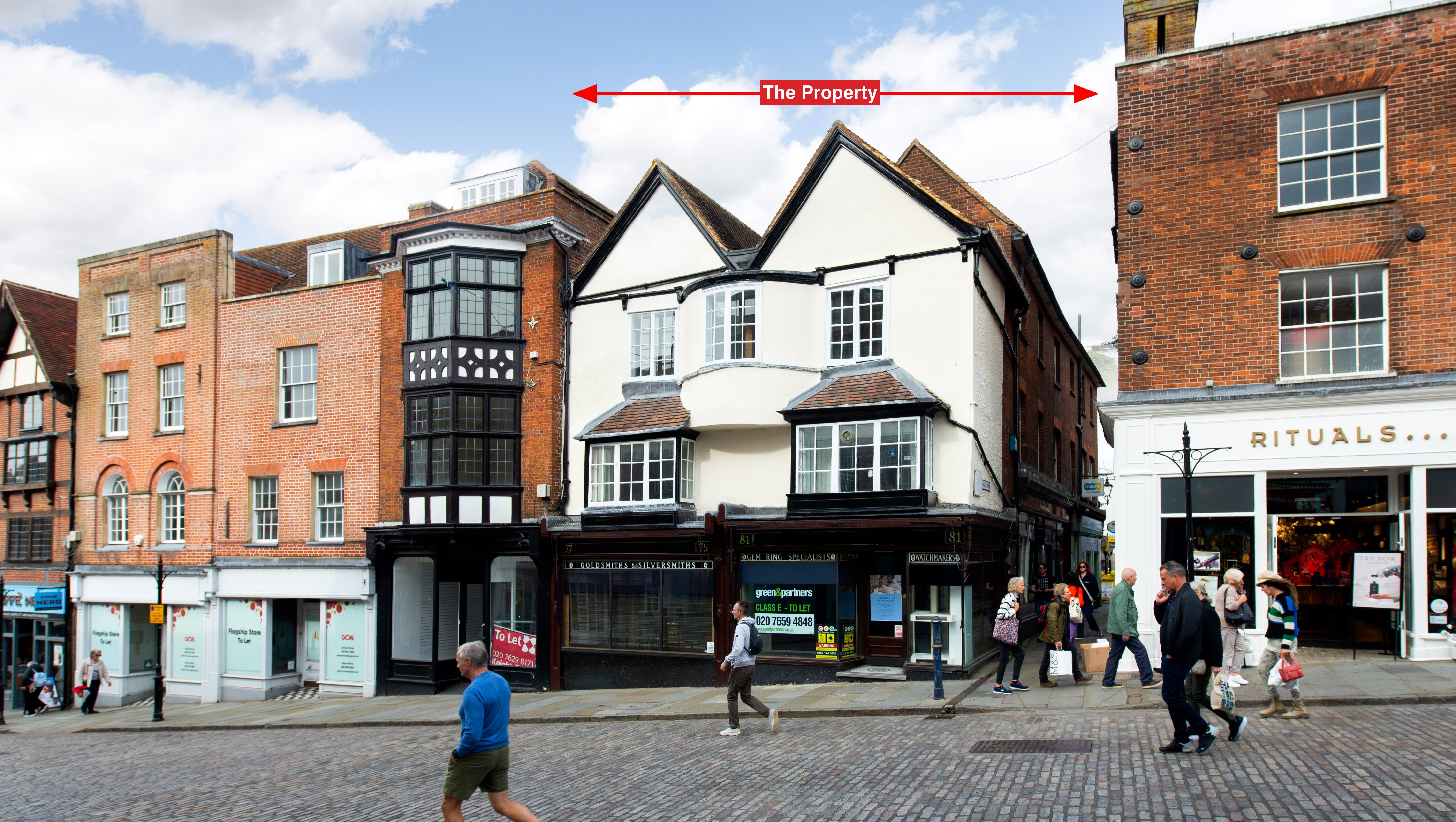 Freehold Grade II Listed Shop, Self-Contained Offices & Kiosk, Predominantly Vacant
