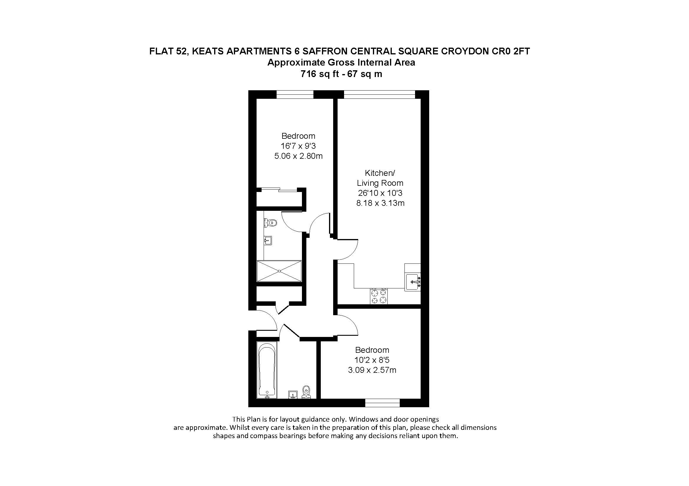 VACANT - Long Leasehold Self Contained Fourth Floor Flat in a Berkeley Homes Development