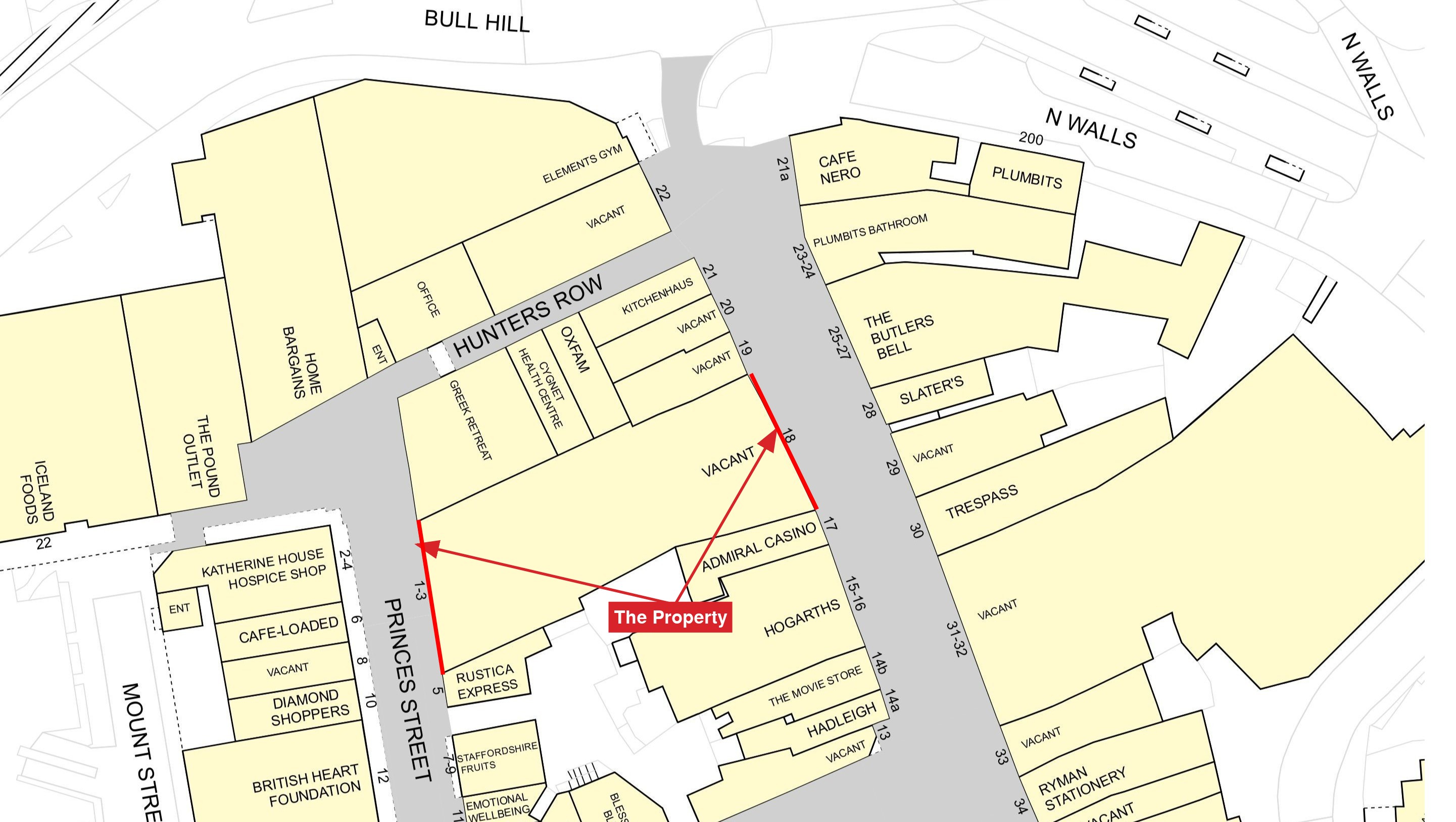 Freehold Vacant Shop with Redevelopment Potential