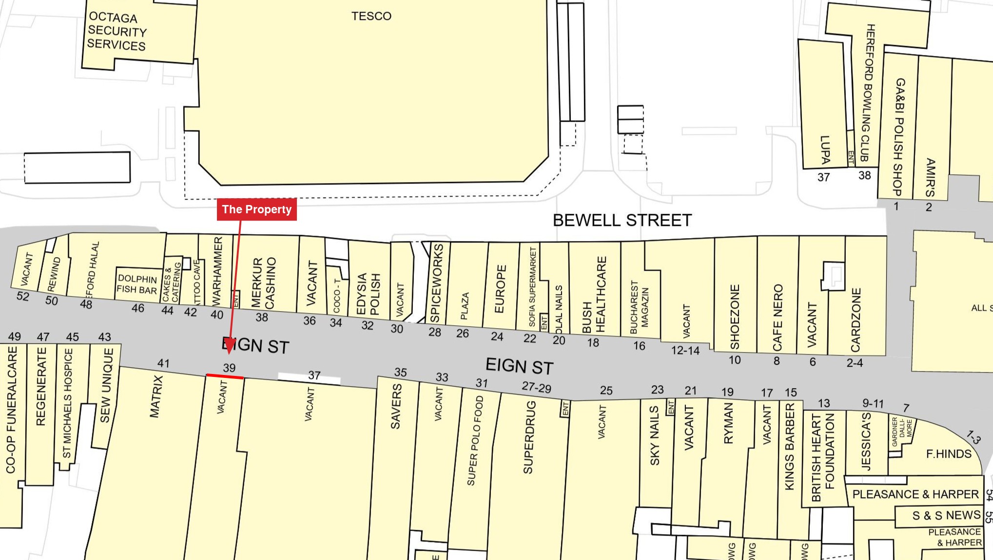 Vacant Freehold Shop with Planning permission for Residential