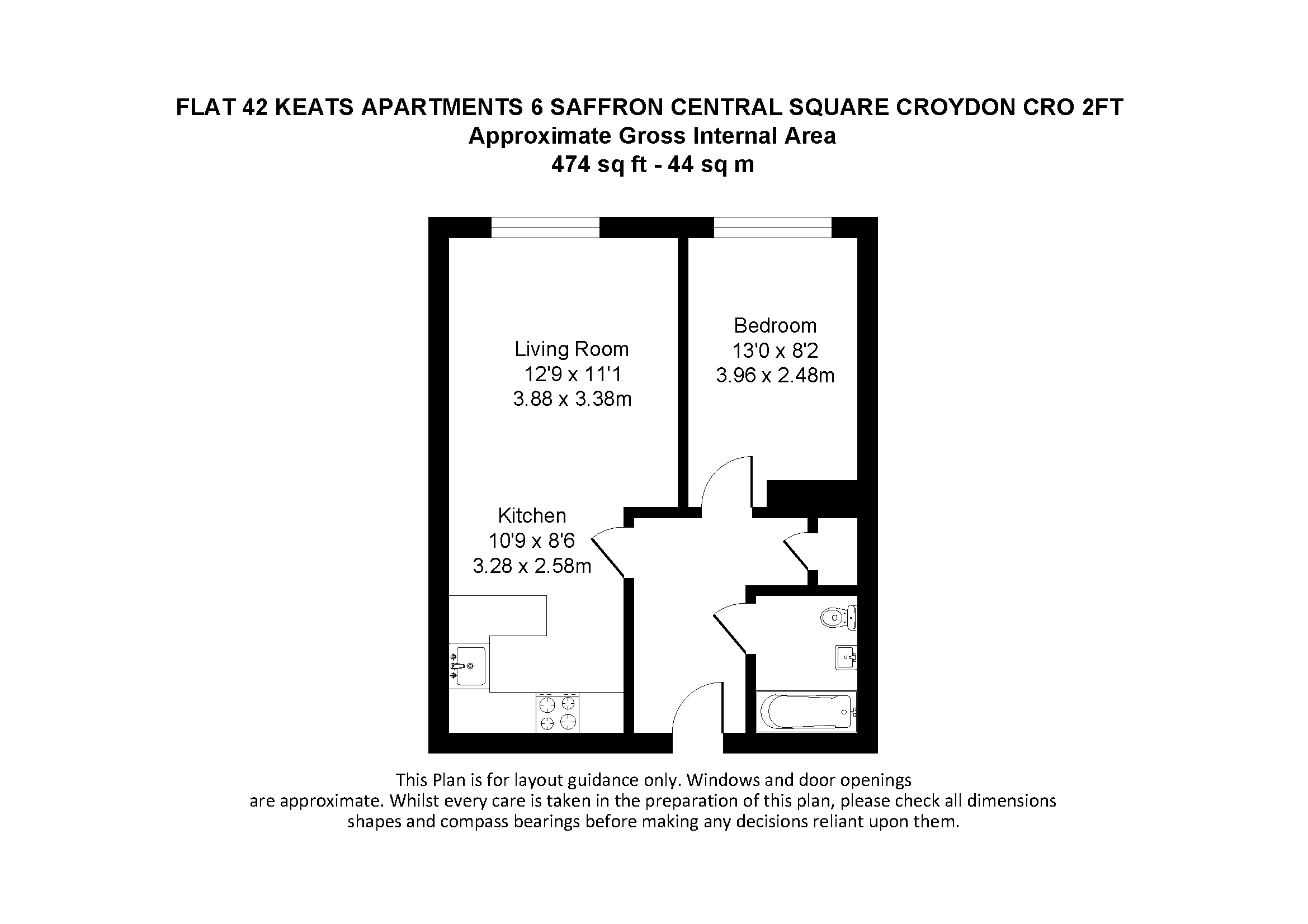 VACANT - Long Leasehold Self Contained First Floor Flat in a Berkeley Homes Development