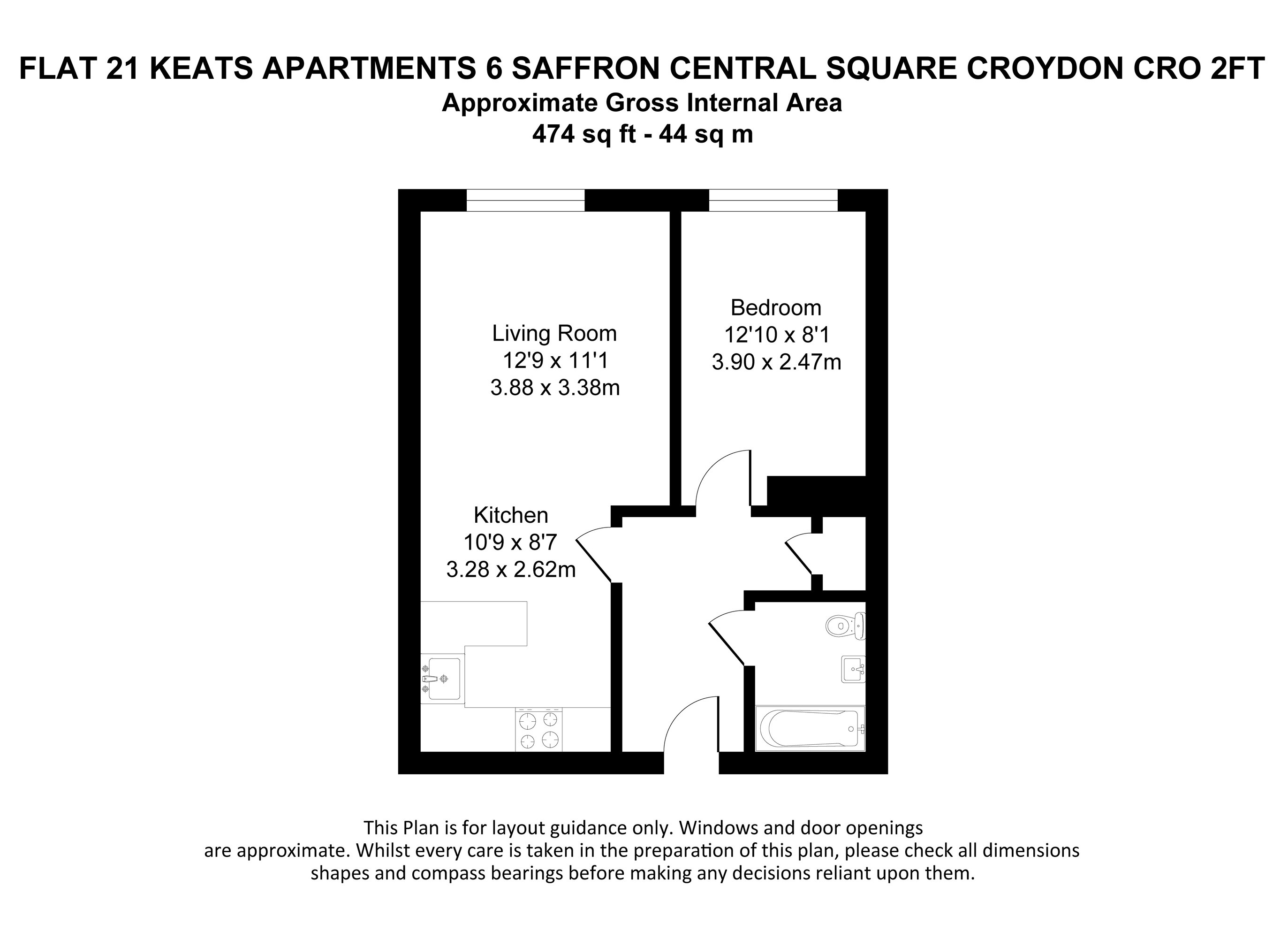 VACANT - Long Leasehold Self Contained First Floor Flat in a Berkeley Homes Development