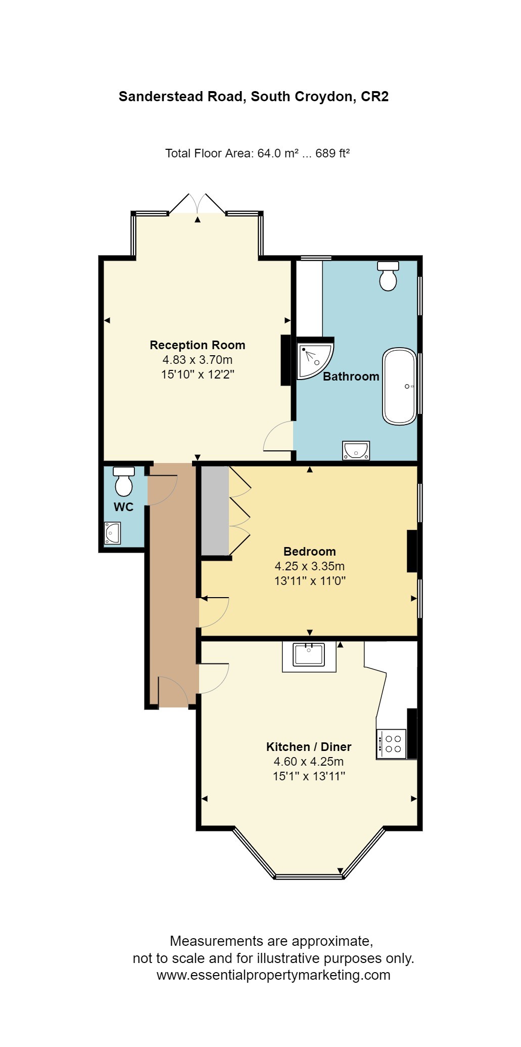 VACANT - Leasehold Self Contained Ground Floor Flat