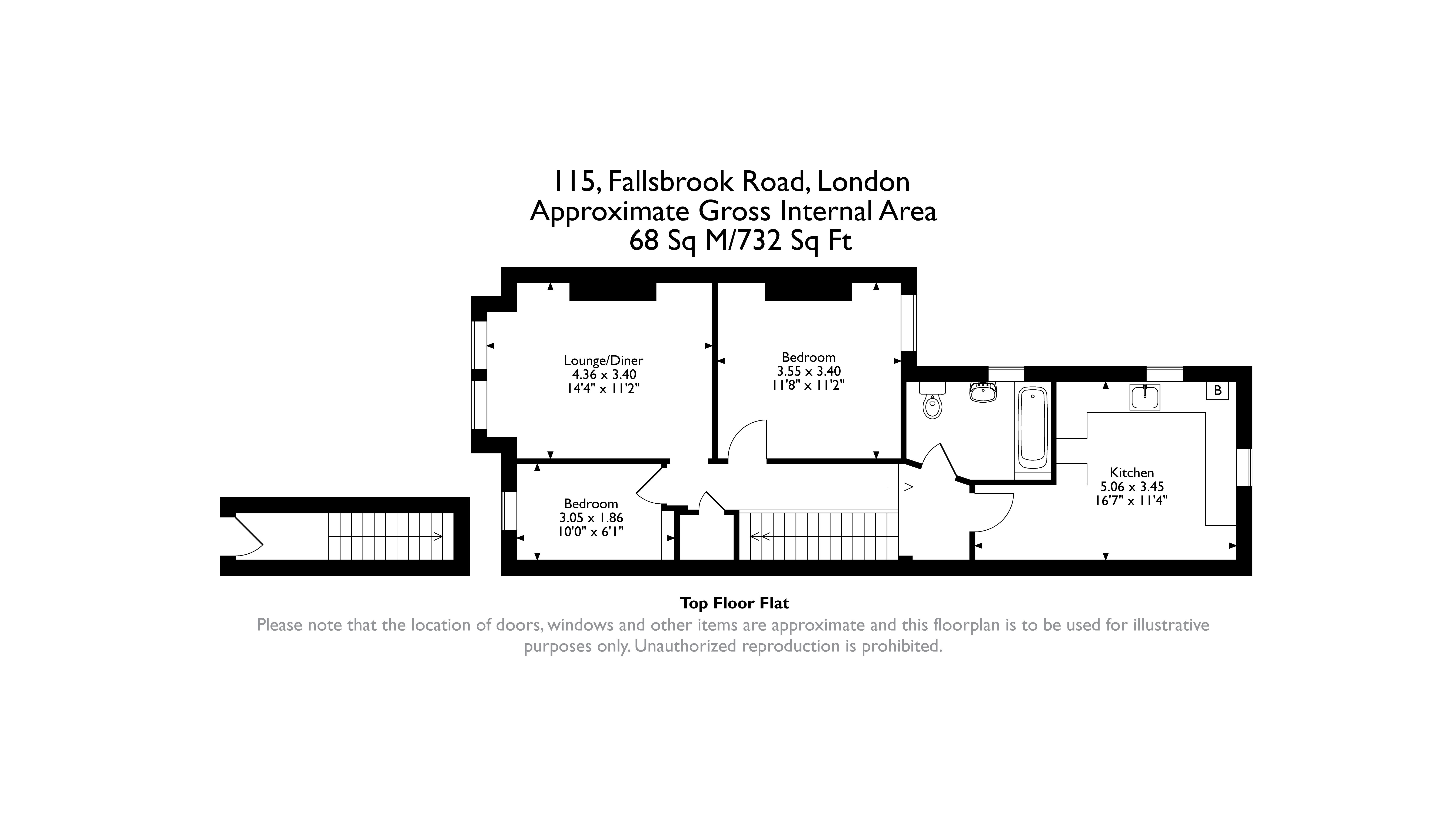 VACANT - Leasehold Self Contained First Floor Flat