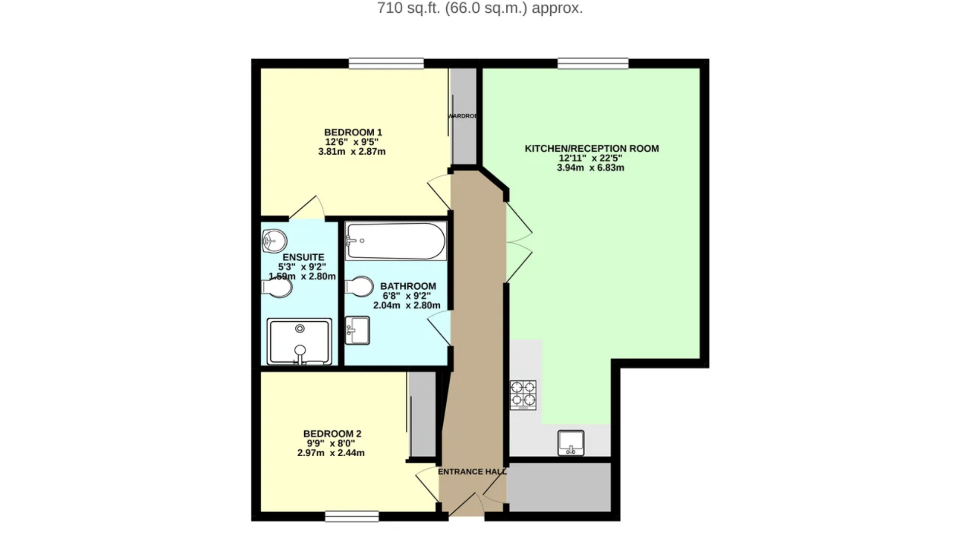 VACANT - Leasehold Self Contained Second Floor Flat situated within a Listed Building
