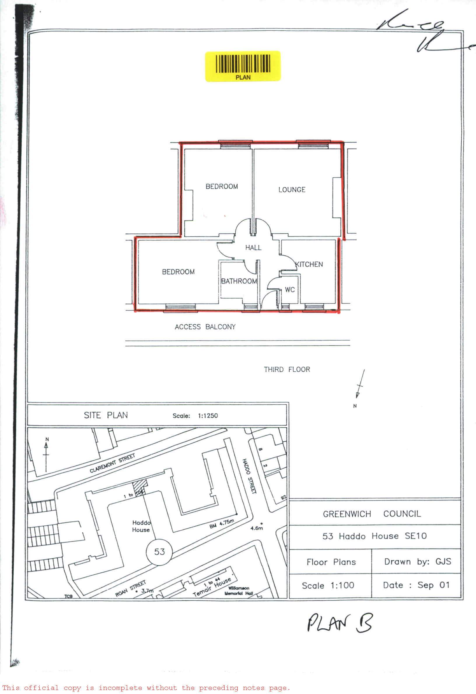 INVESTMENT - Leasehold Self Contained Third Floor Flat