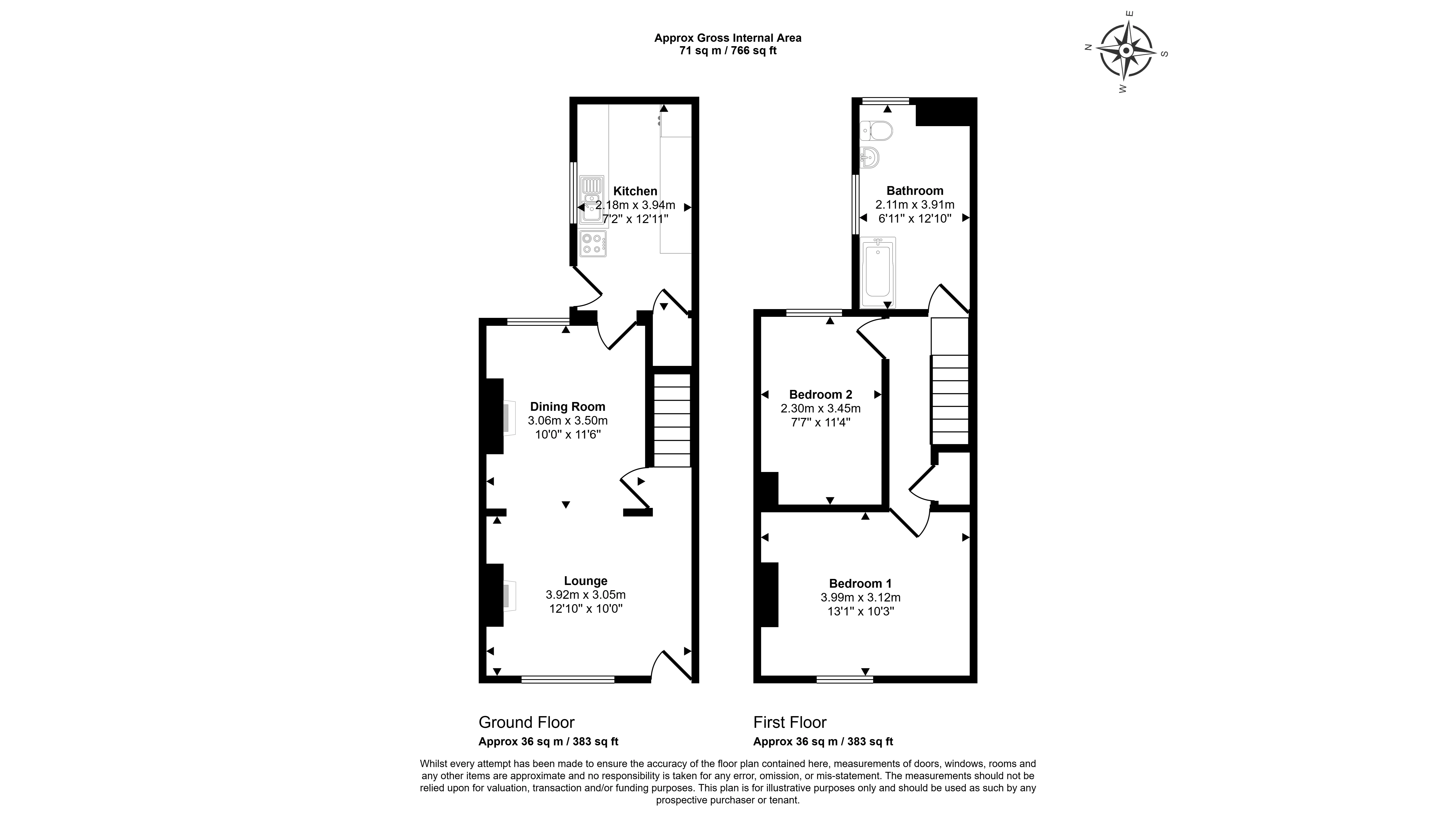 VACANT - Freehold Mid Terrace House