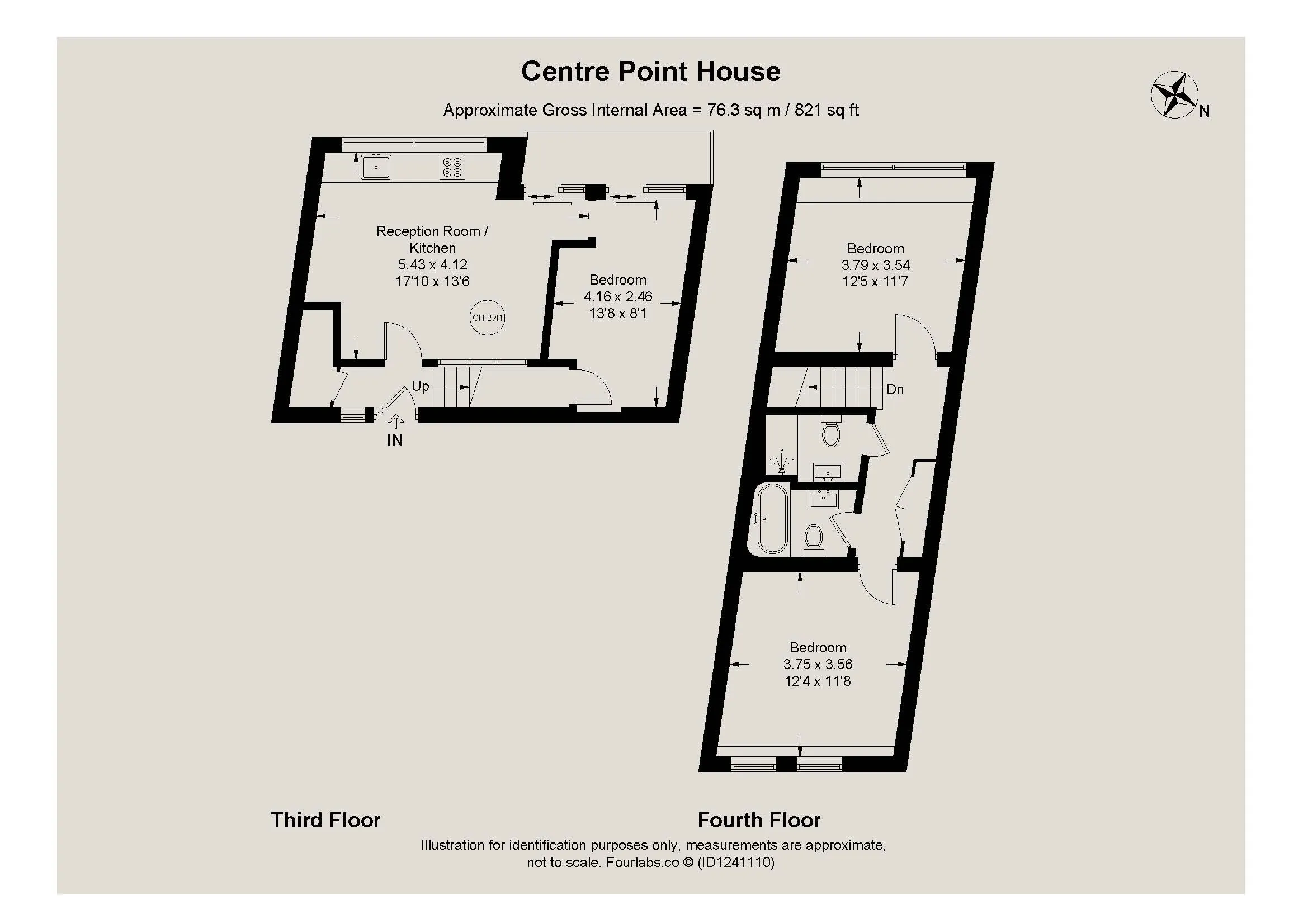VACANT - Five Long Leasehold Self Contained Flats 