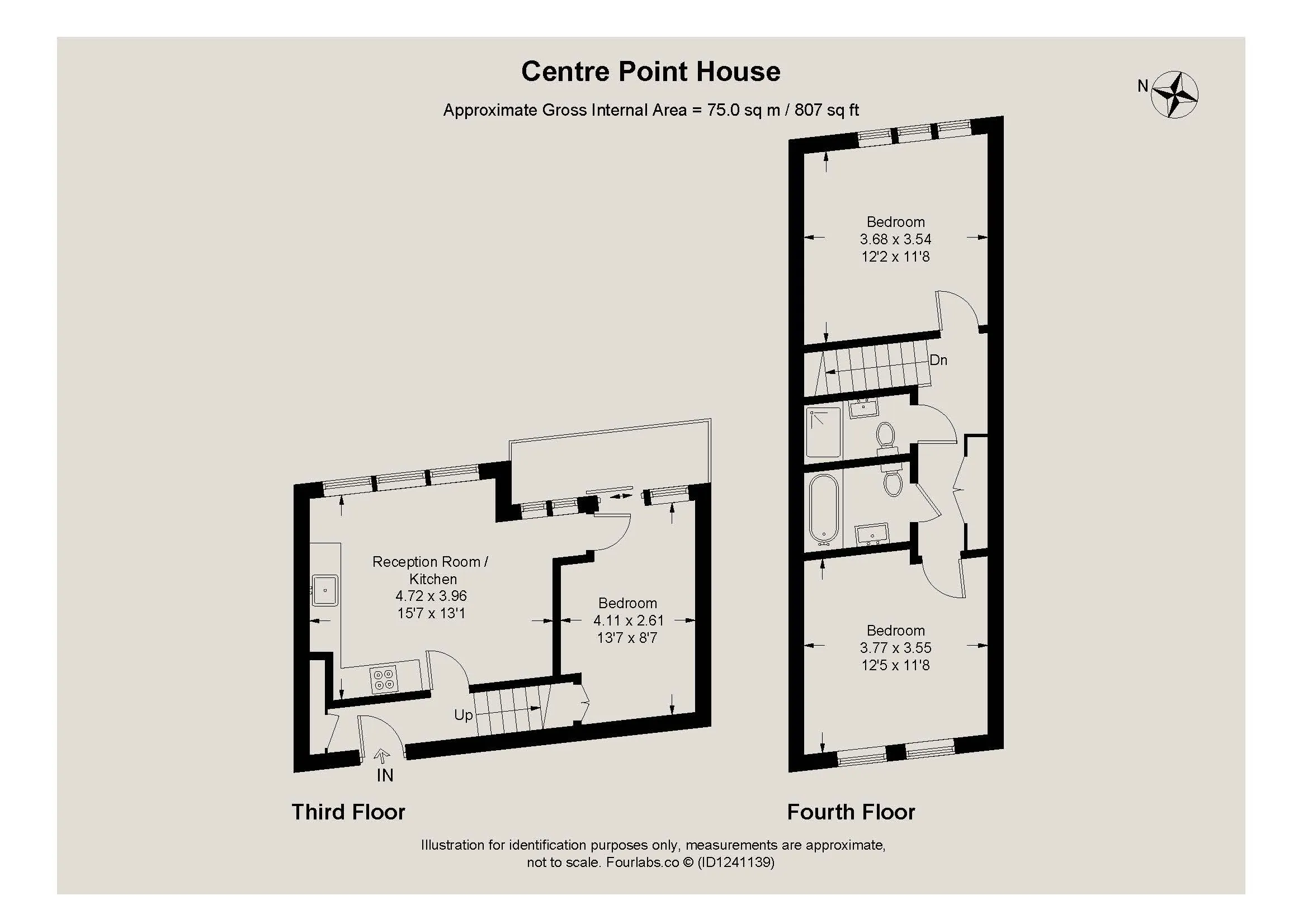 VACANT - Five Long Leasehold Self Contained Flats 