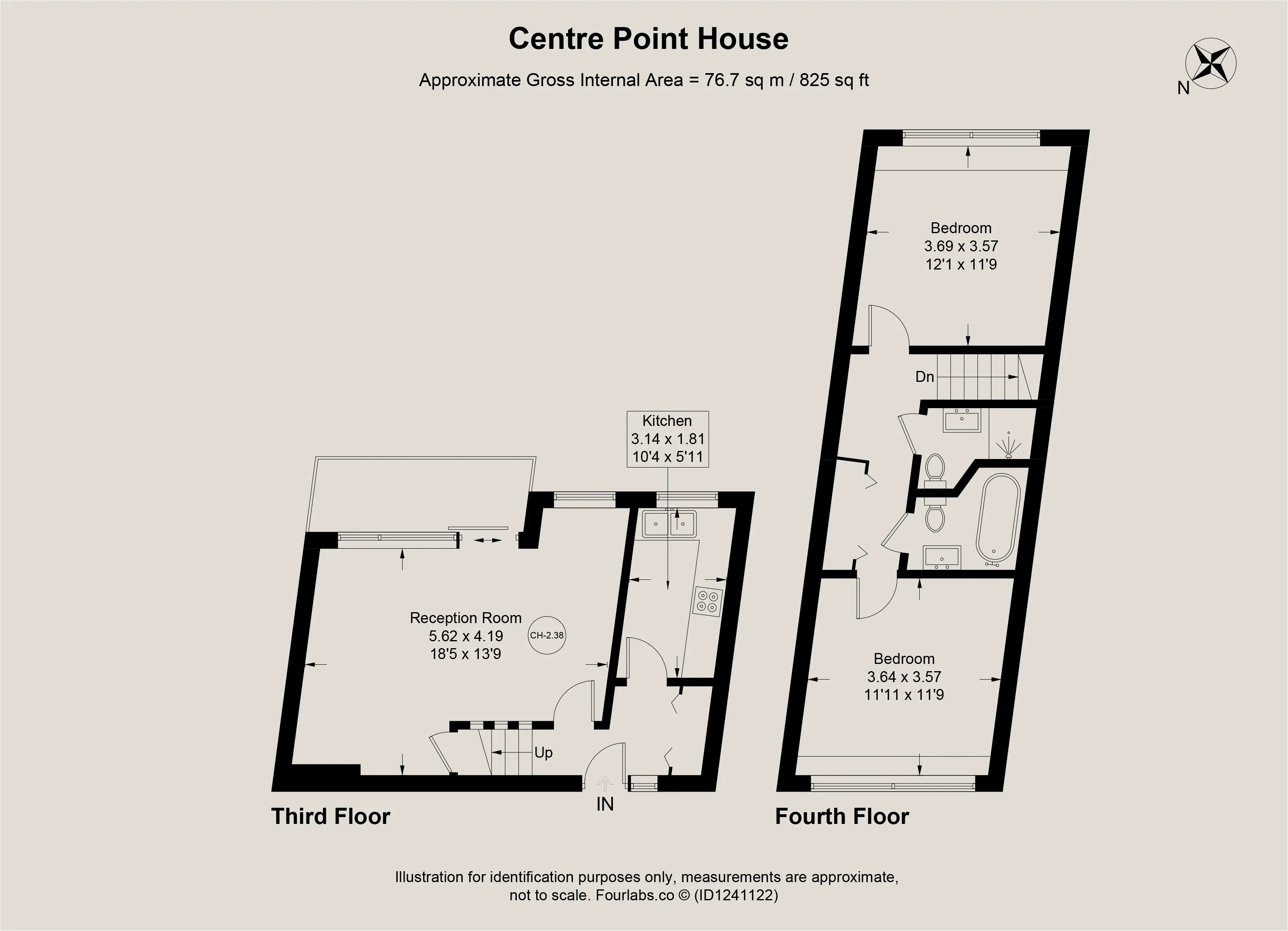 VACANT - Five Long Leasehold Self Contained Flats 