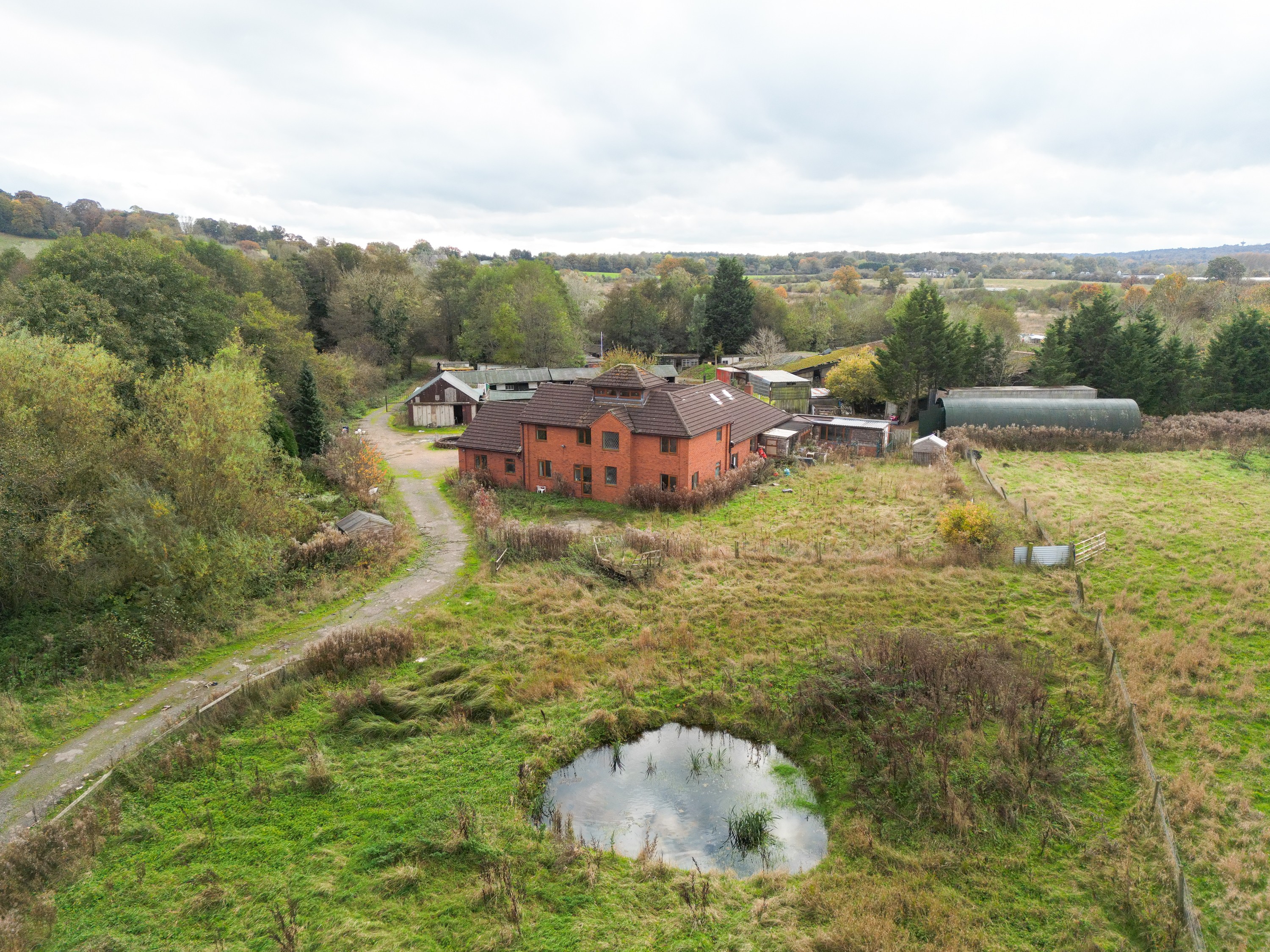 VACANT - Freehold Detached House with Outbuildings 