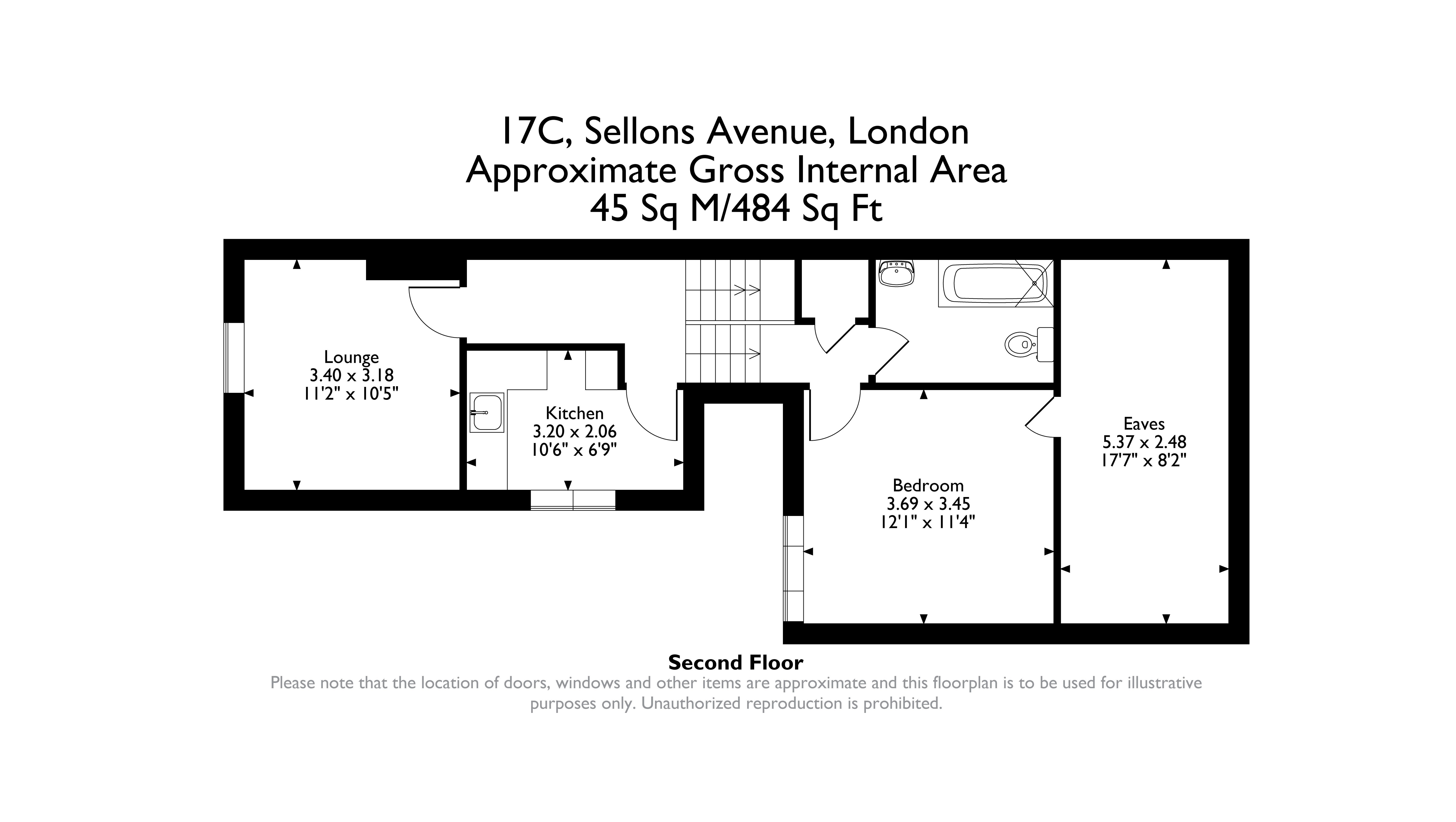 VACANT - Leasehold Self Contained Second Floor Flat