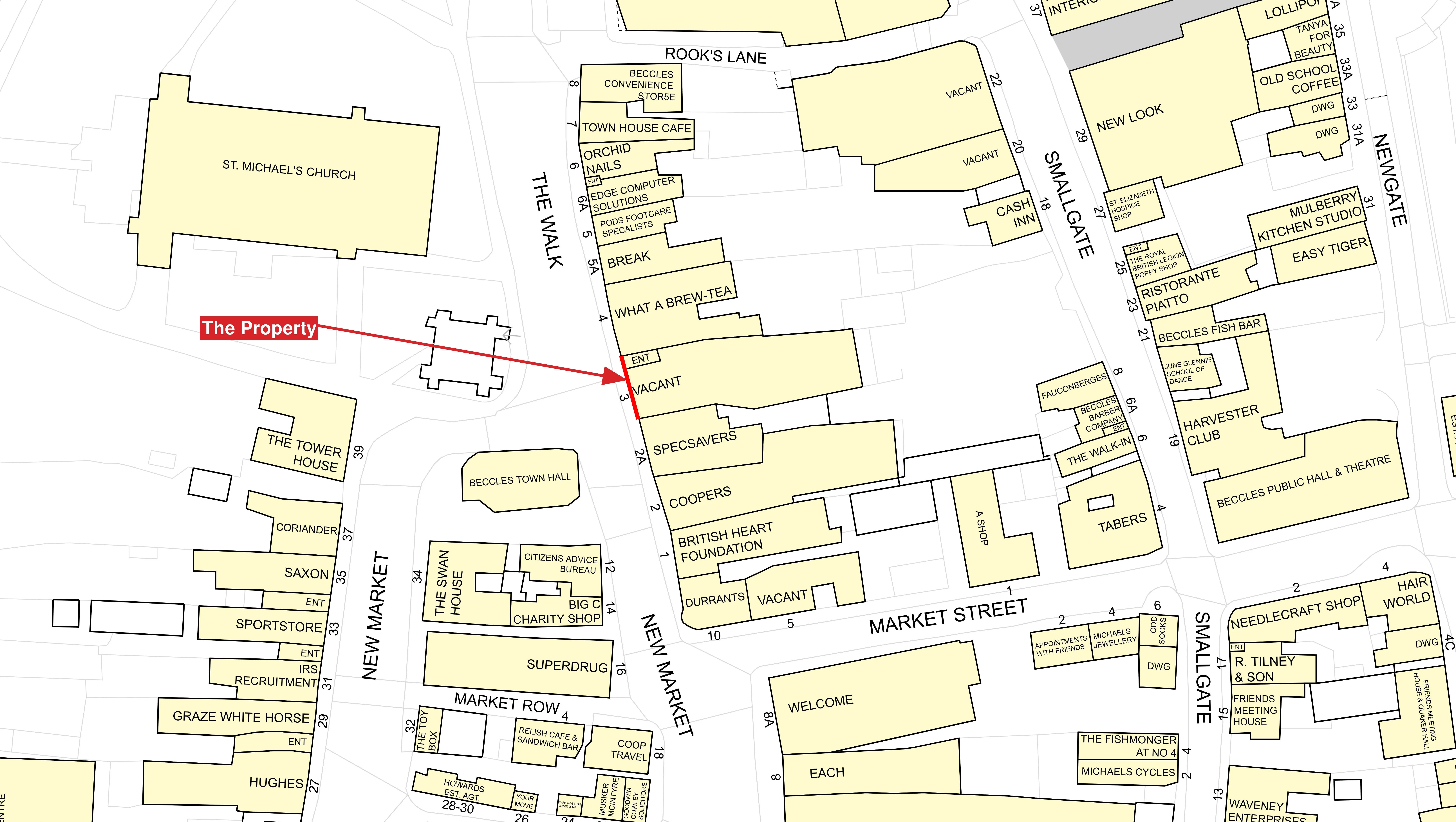 Grade II Listed Freehold Vacant Shop with Private Car Park 