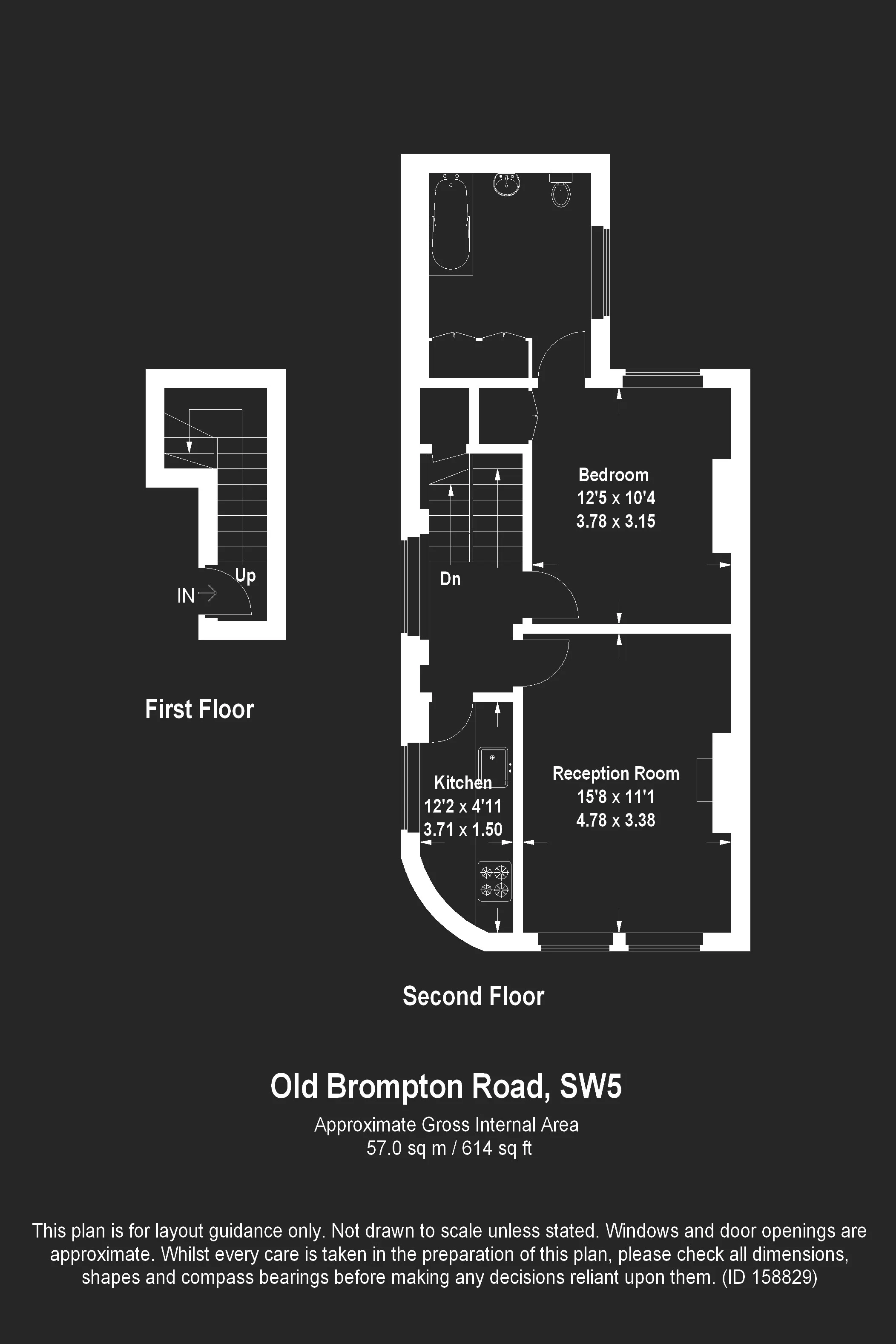VACANT - Leasehold Self Contained Second Floor Flat