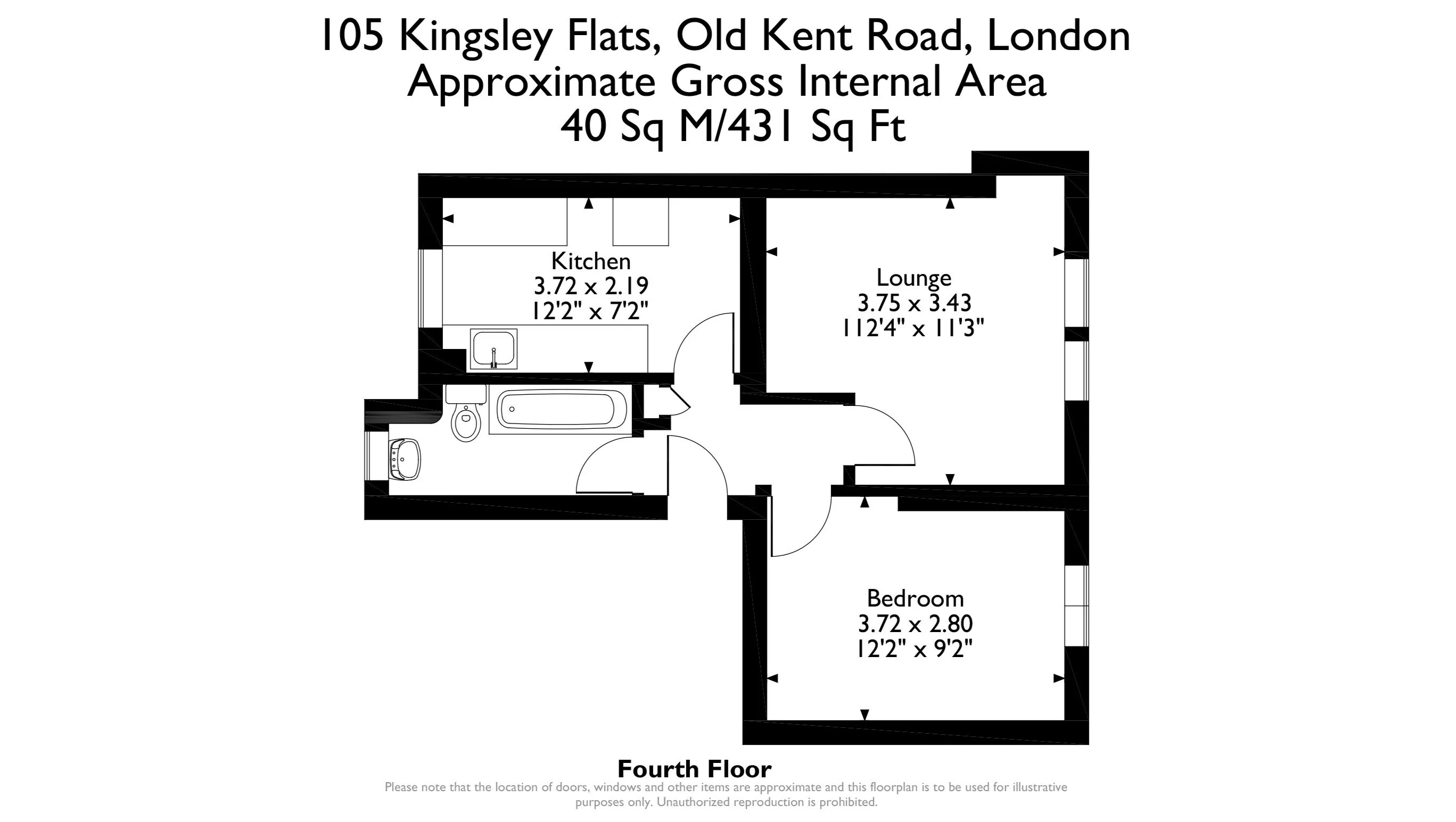 VACANT - Leasehold Self Contained Fourth Floor Flat