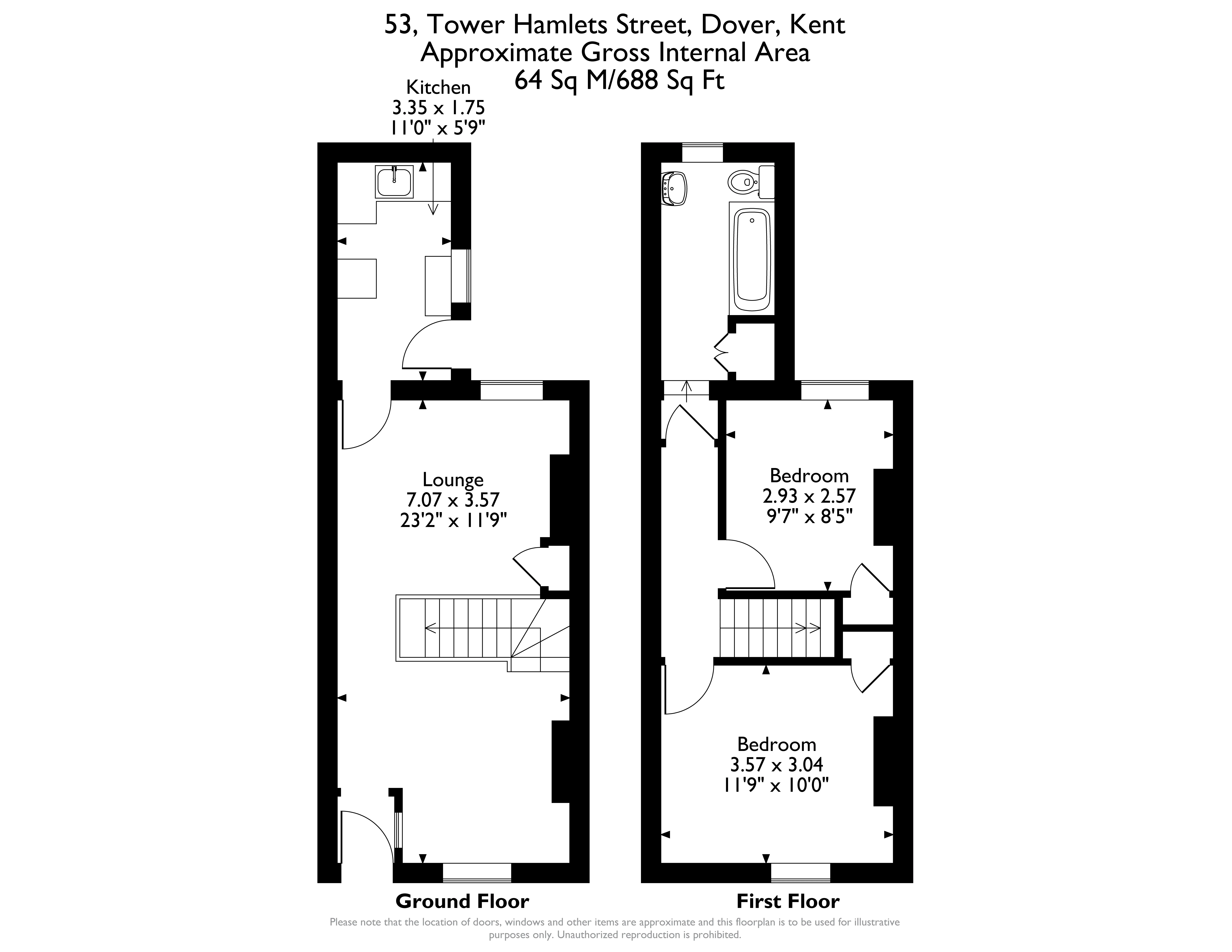 VACANT - Freehold Mid Terrace House