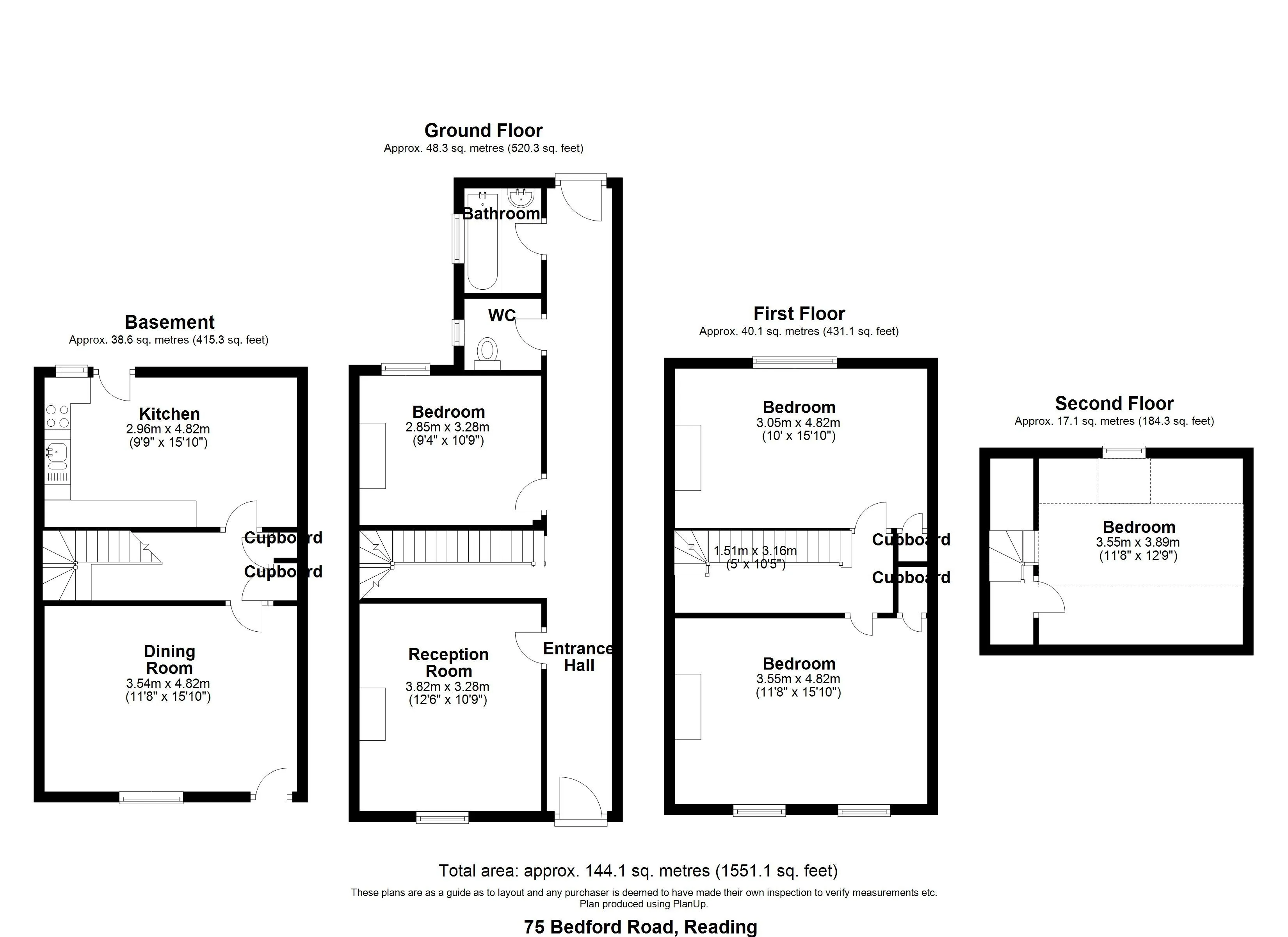 VACANT - Freehold Mid Terrace Four Storey House with Potential
