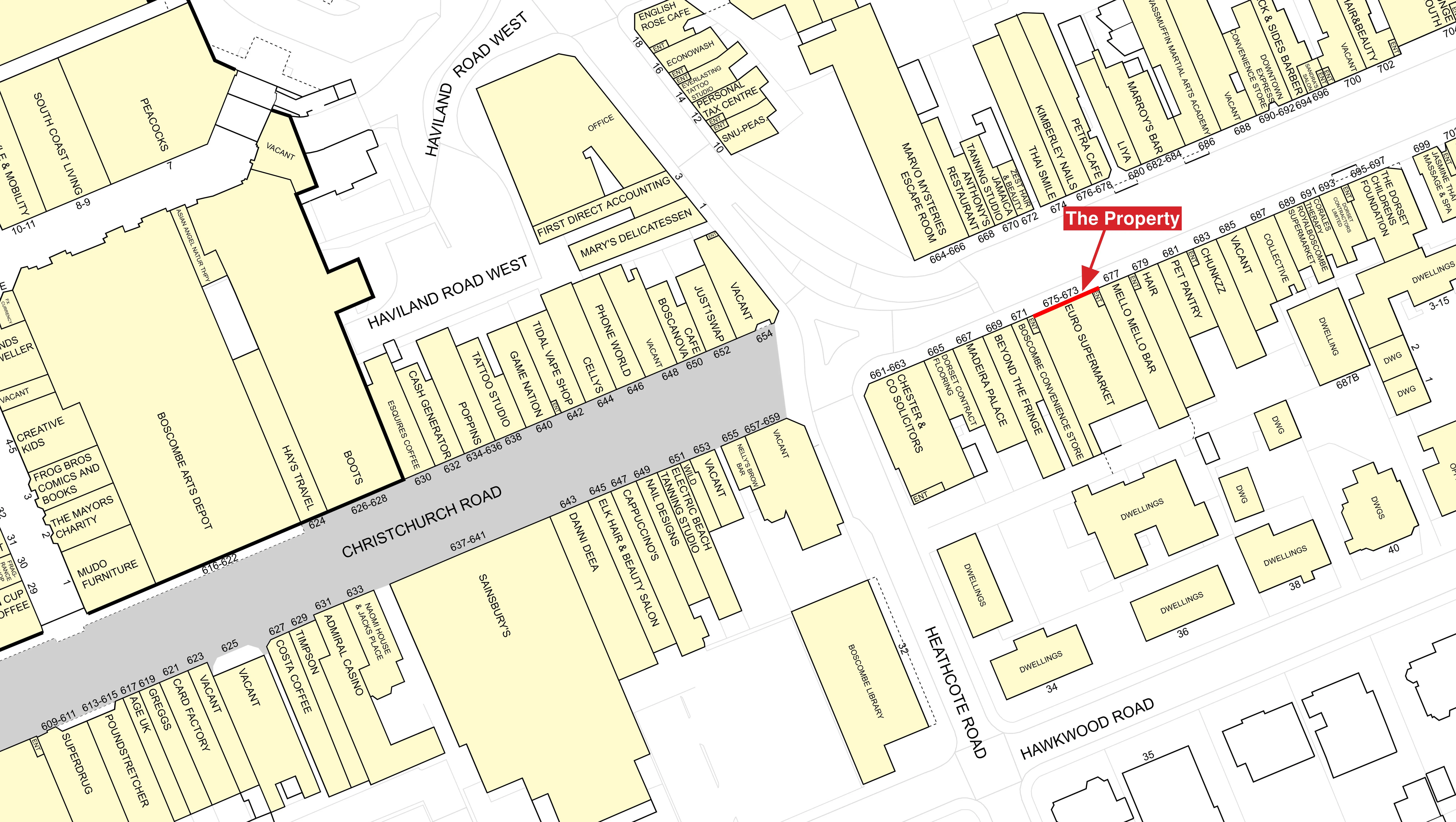 Freehold shop, community space & residential Investment