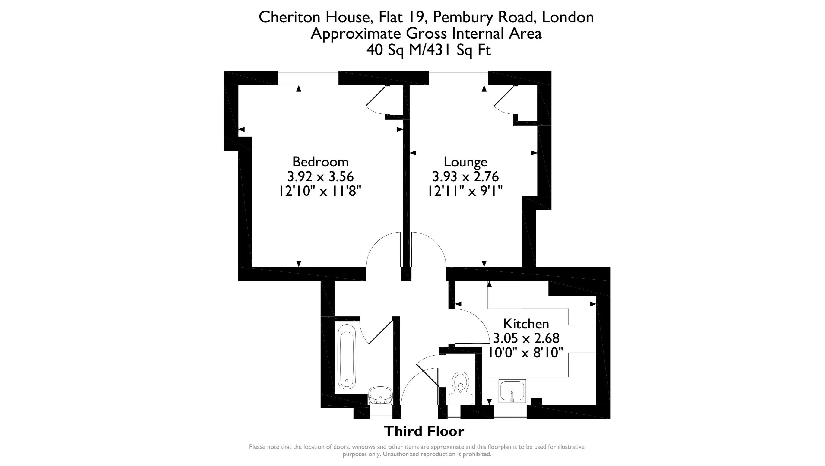 VACANT - Leasehold Self Contained Third Floor Flat