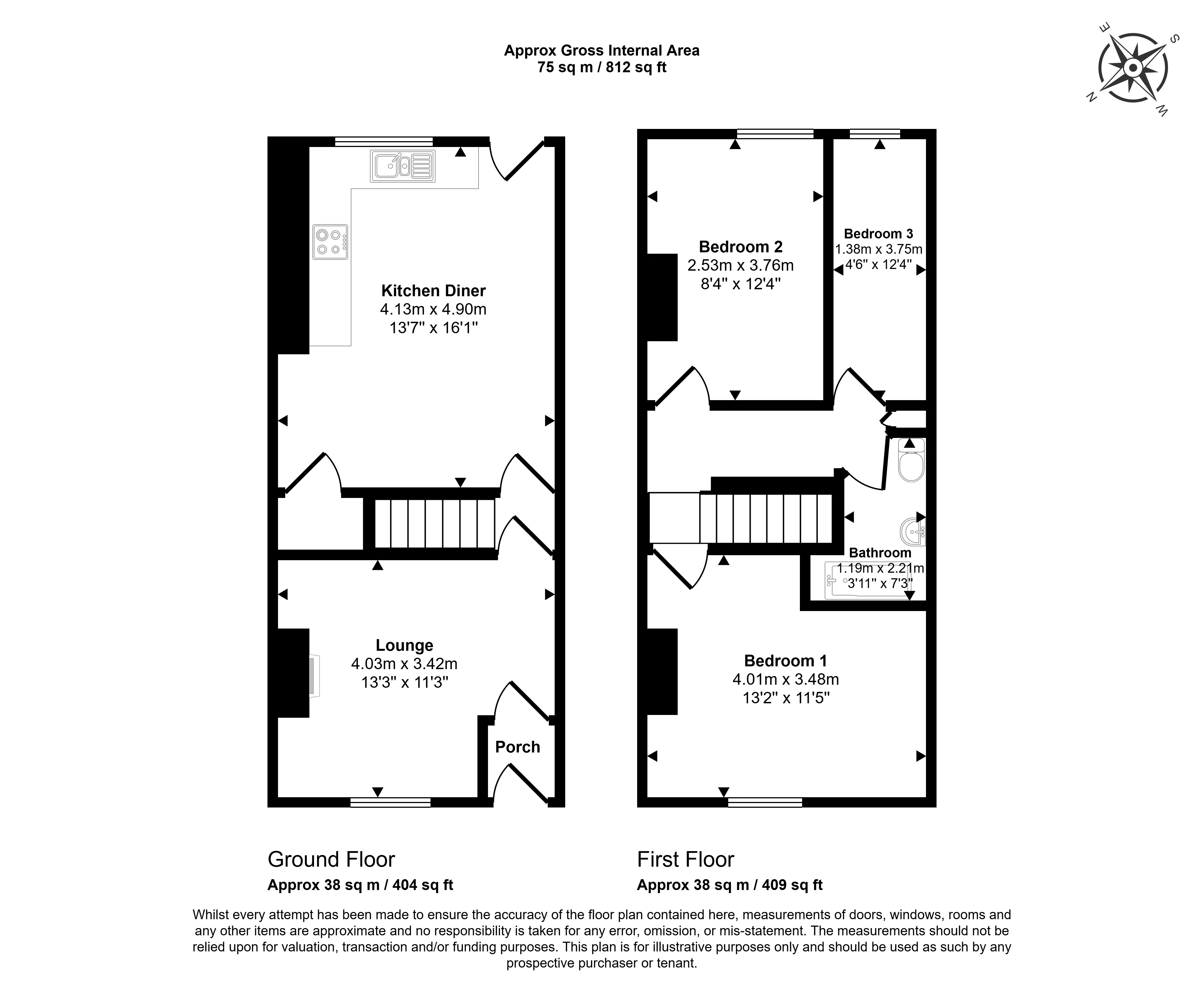 VACANT - Long Leasehold Mid Terrace House