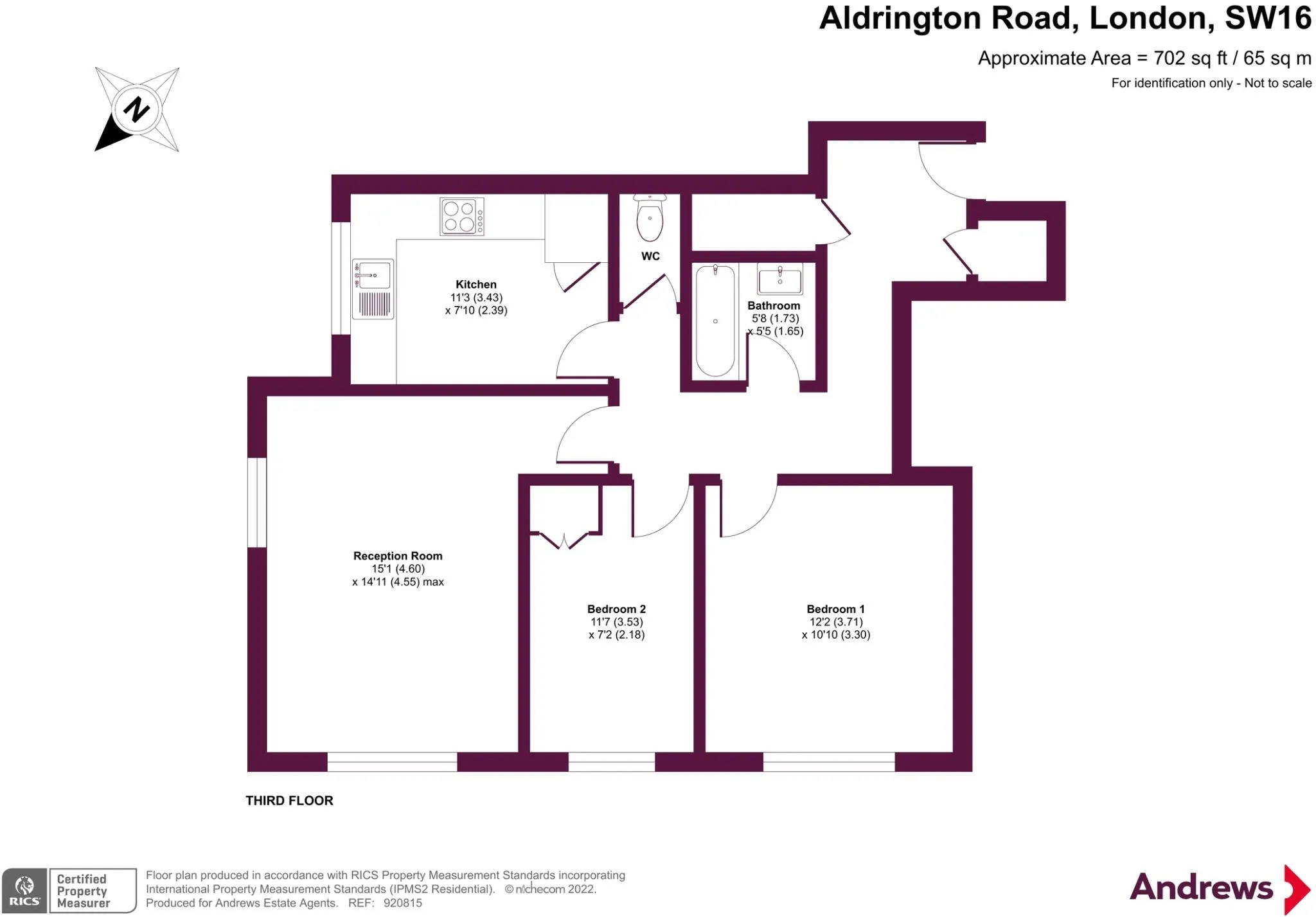 2 bed Block of Apartments