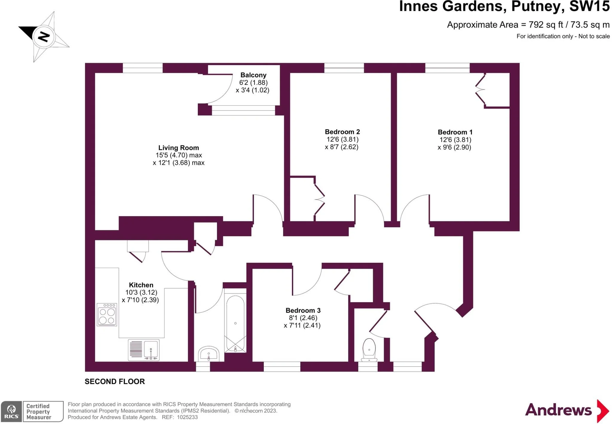 3 bed Apartment